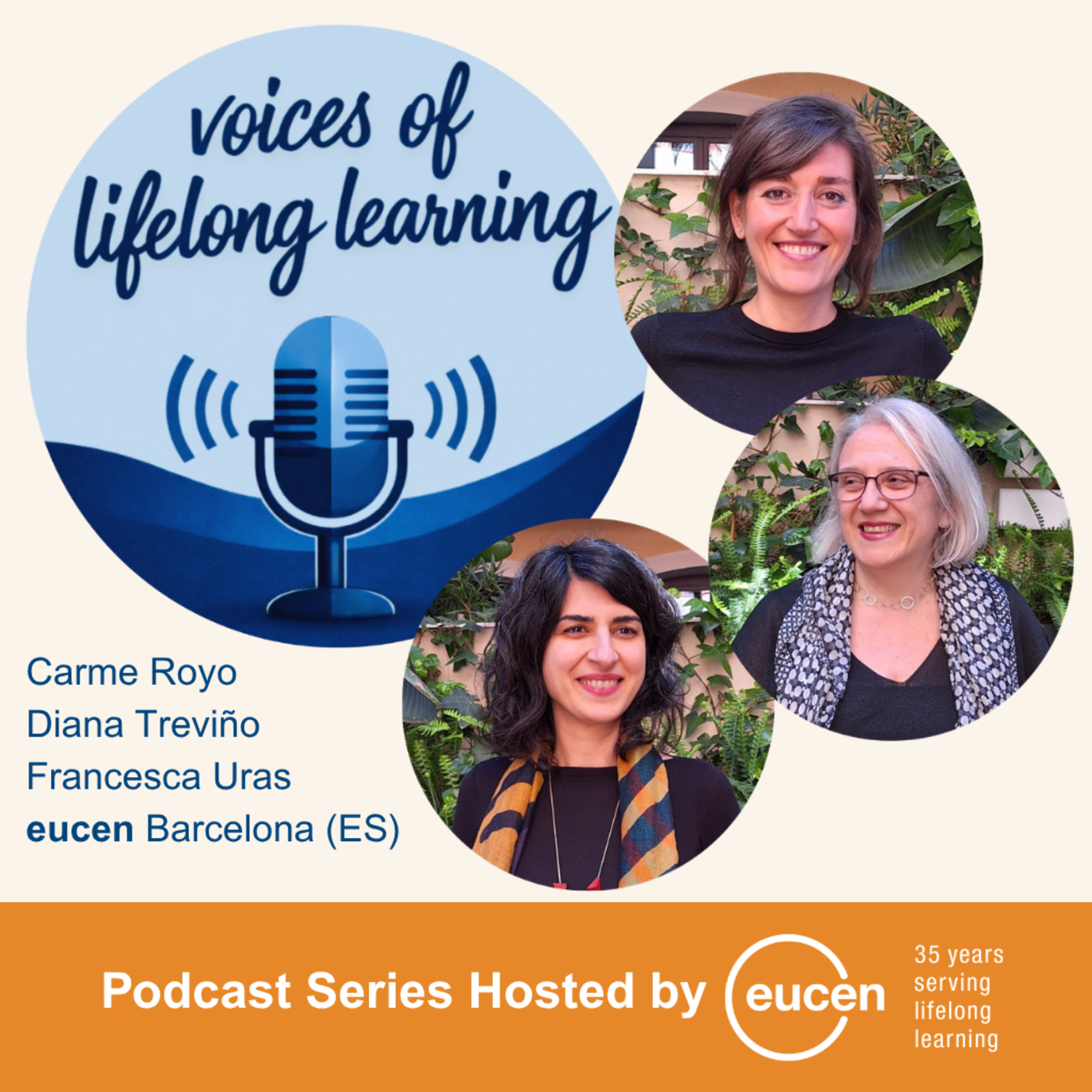 Meet the eucen staff | eucen voices of lifelong learning episode artwork