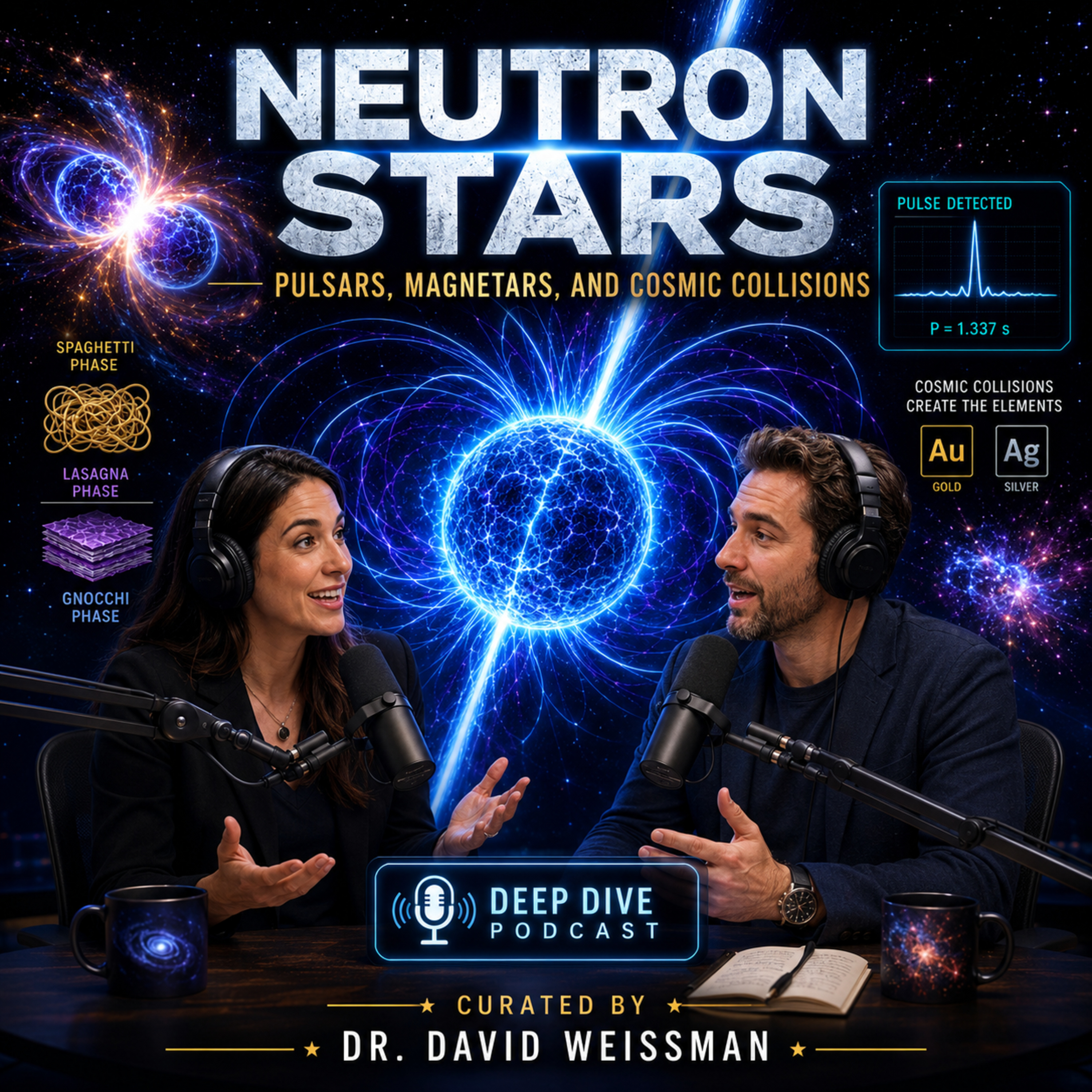 Neutron Stars: Pulsars, Magnetars, and Cosmic Collisions episode artwork