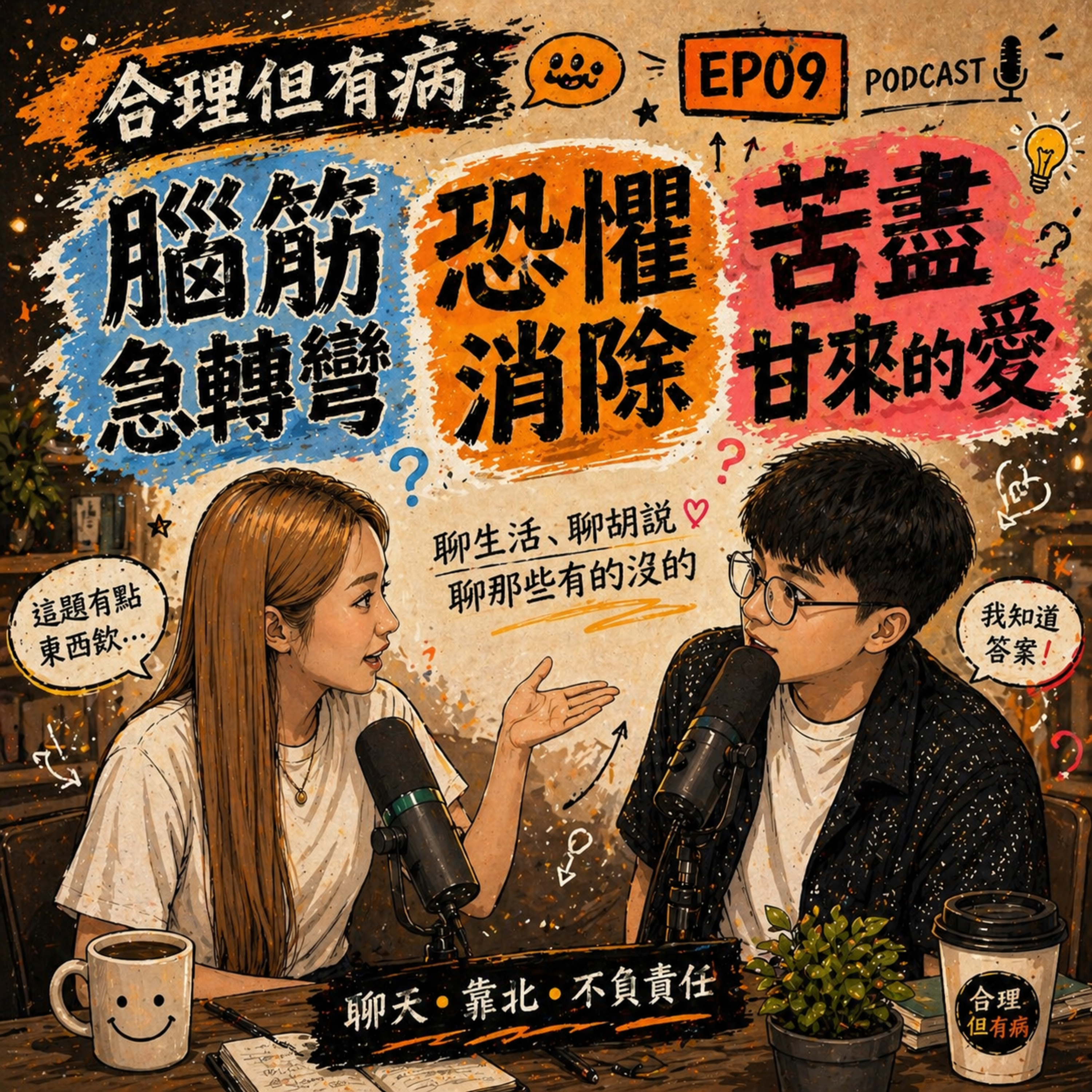 EP09｜ 又問了蠢問題－消除恐懼!!－我對你的愛至死不渝 episode artwork