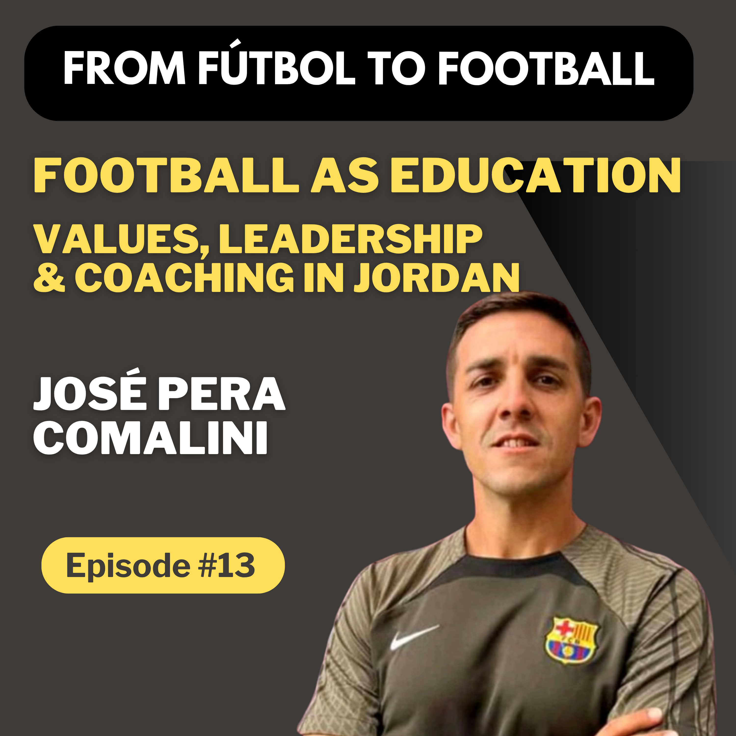 Episode 13: José Pera Comalini – Football as Education | Values, Leadership & Coaching in Jordan episode artwork