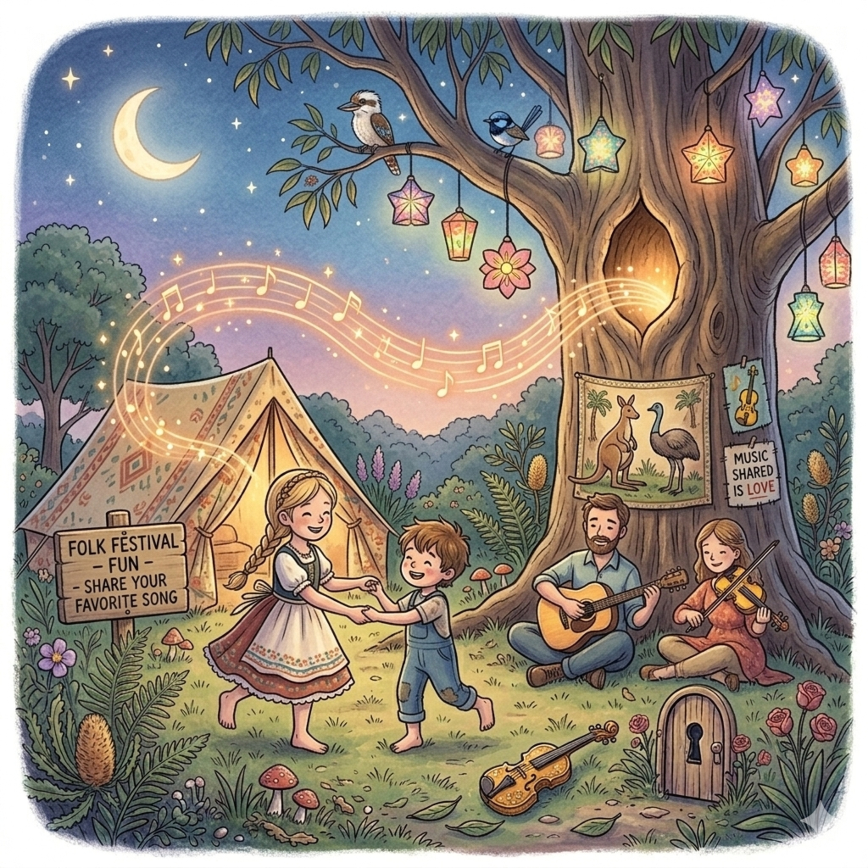 The Golden Fiddle & The Starlit Song episode artwork