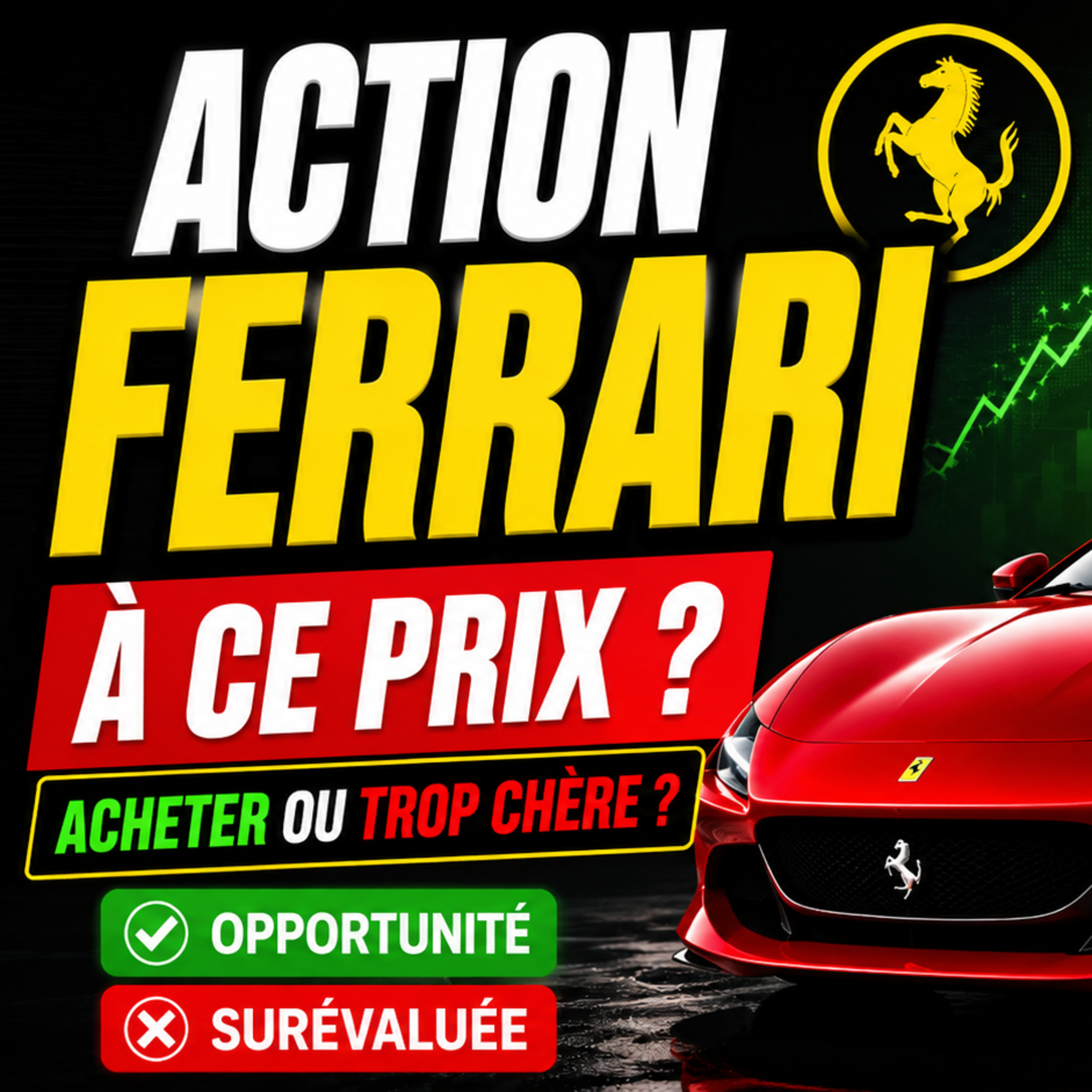 Action Ferrari : luxe ou piège en bourse ?