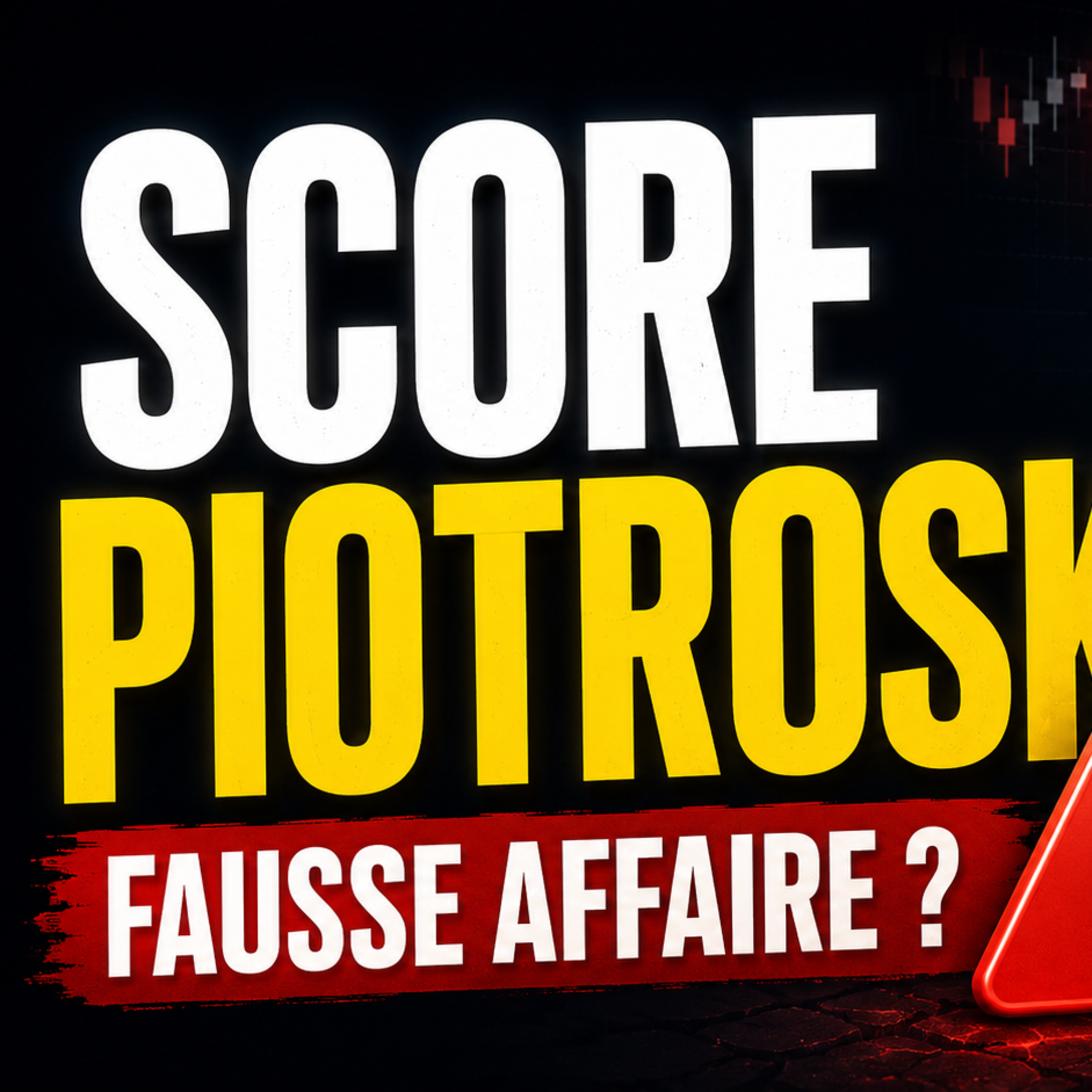 Score Piotroski : comment repérer une fausse bonne affaire ?