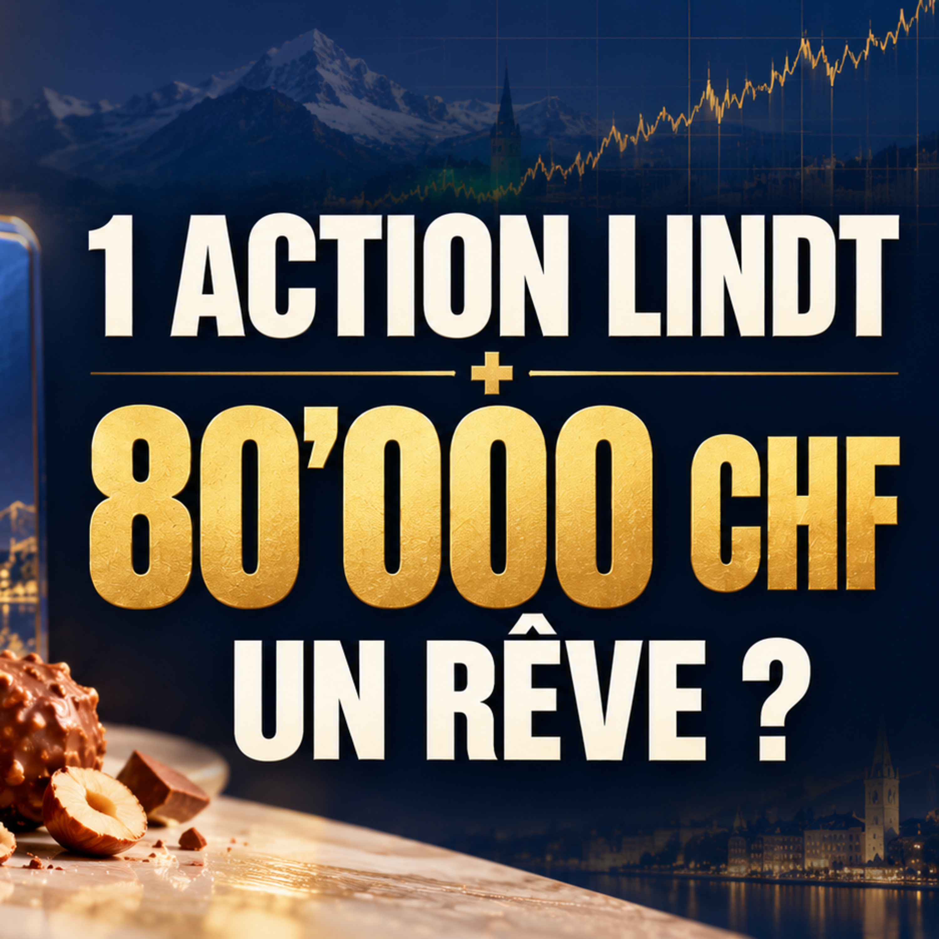 Lindt perd 35 000 francs par action en neuf mois — et gagne plus d'argent !