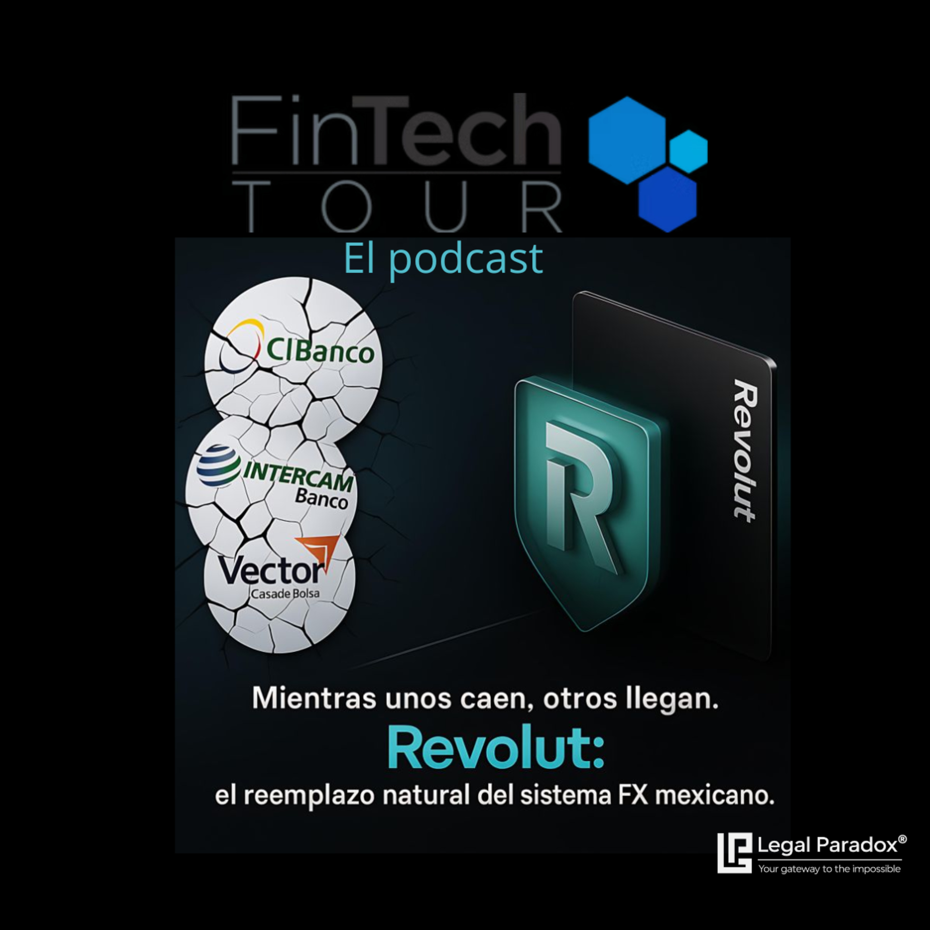 $60,000 millones en remesas y comisiones del 5%: cómo Revolut amenaza con devolver 3,000 mdd a las familias mexicanas cambiando el mercado de divisas | FinTech Tour® episode artwork