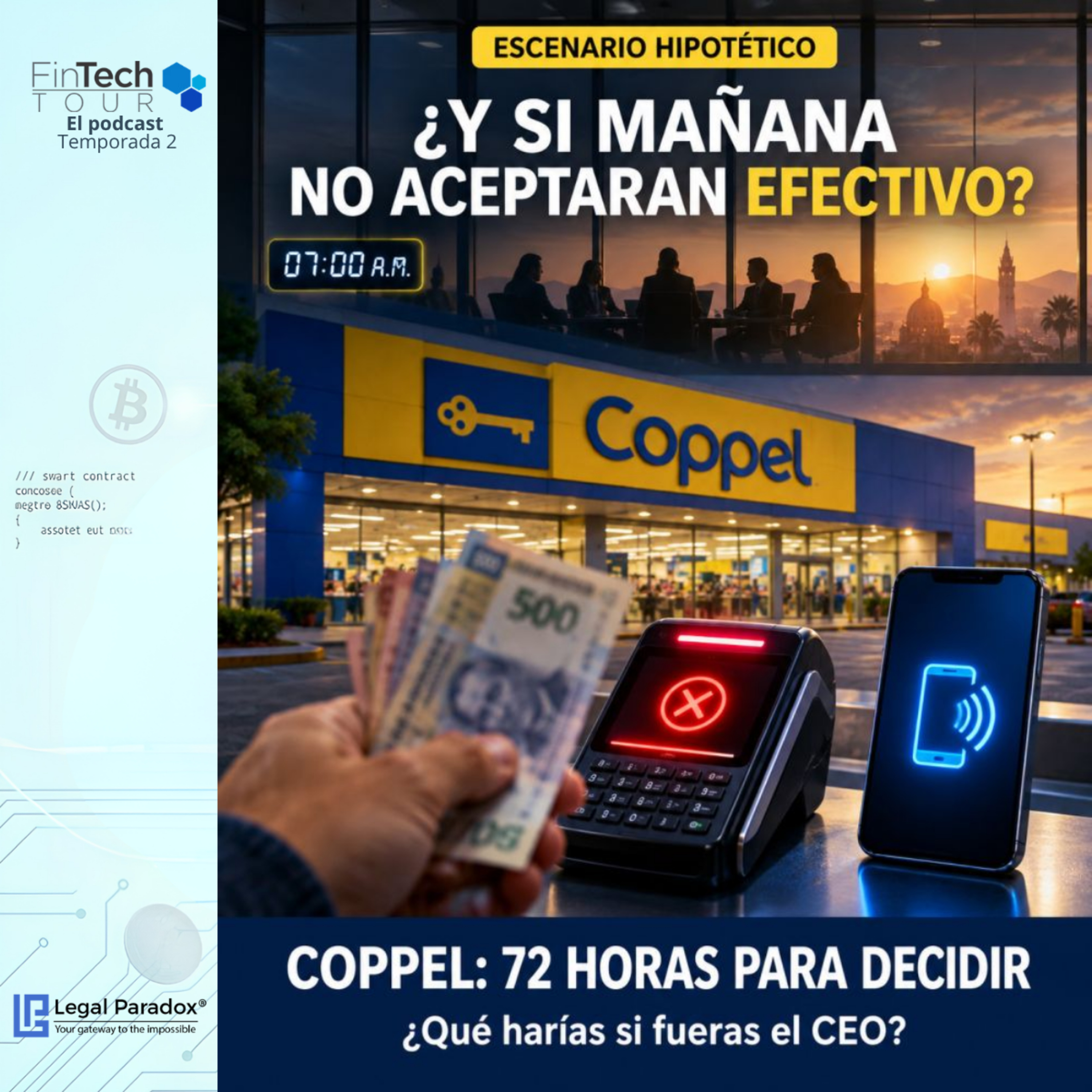 Portada de FinTech Tour® (el podcast)
