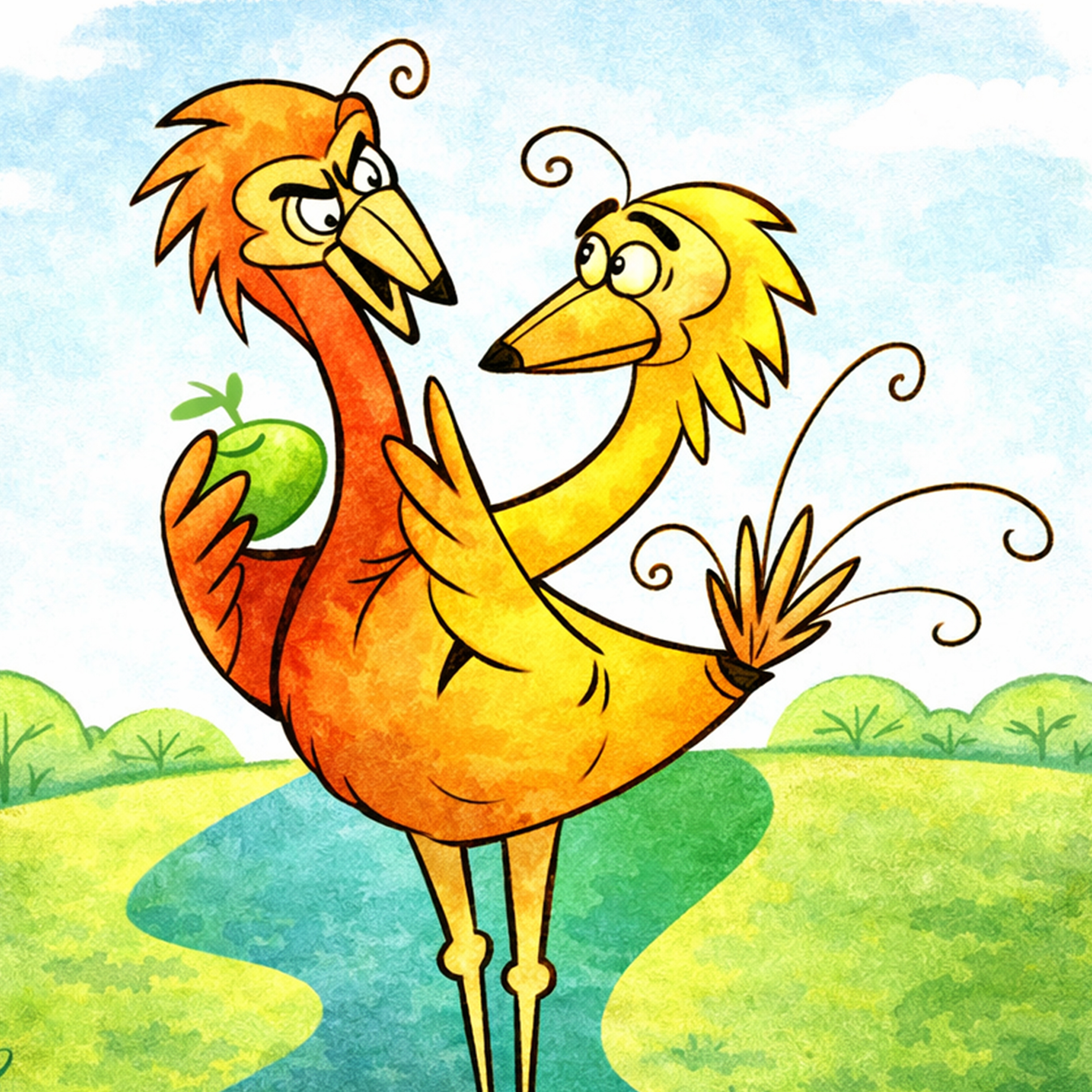 The bird with two heads | A Panchatantra Tale episode artwork