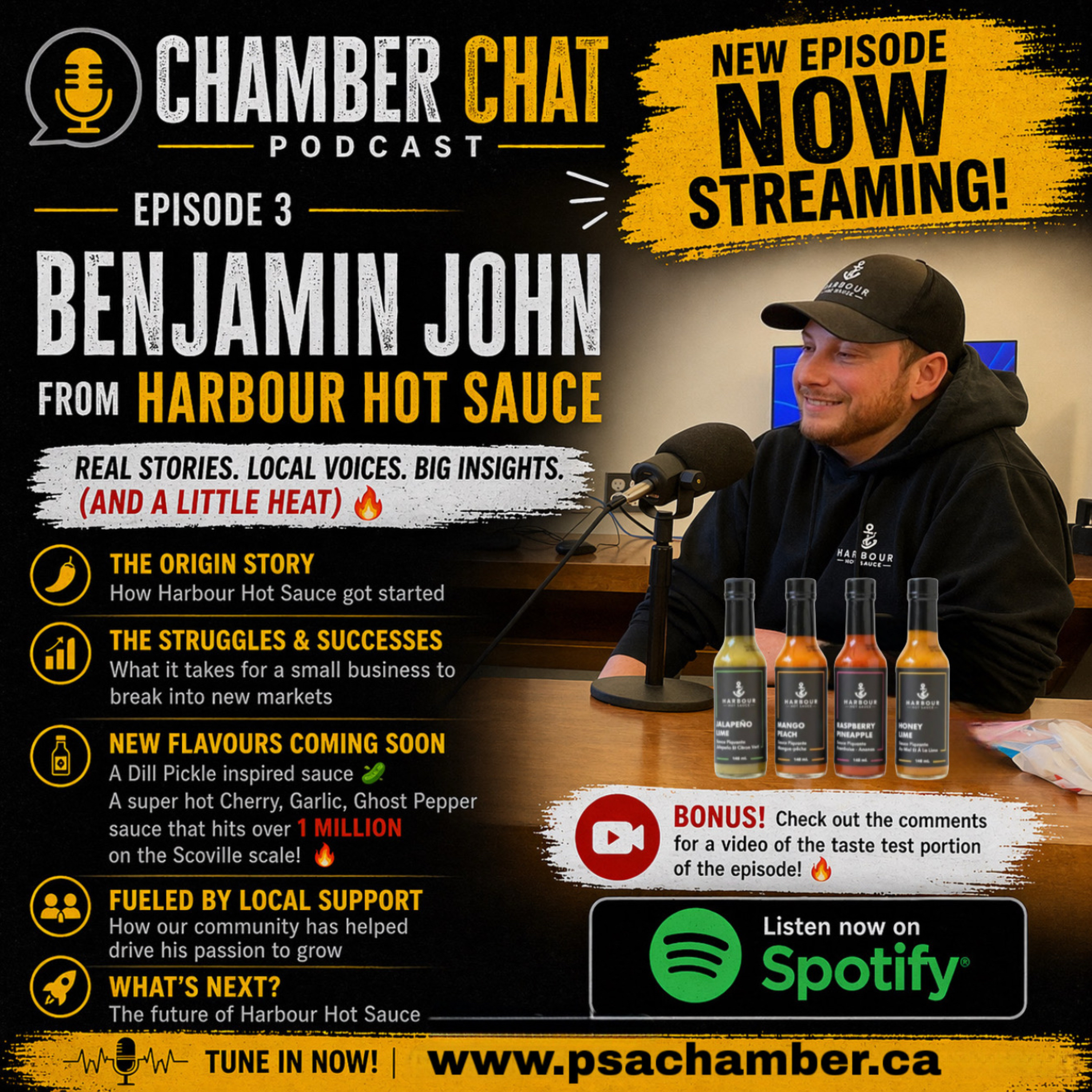 Benjamin John & Harbour Hot Sauce episode artwork