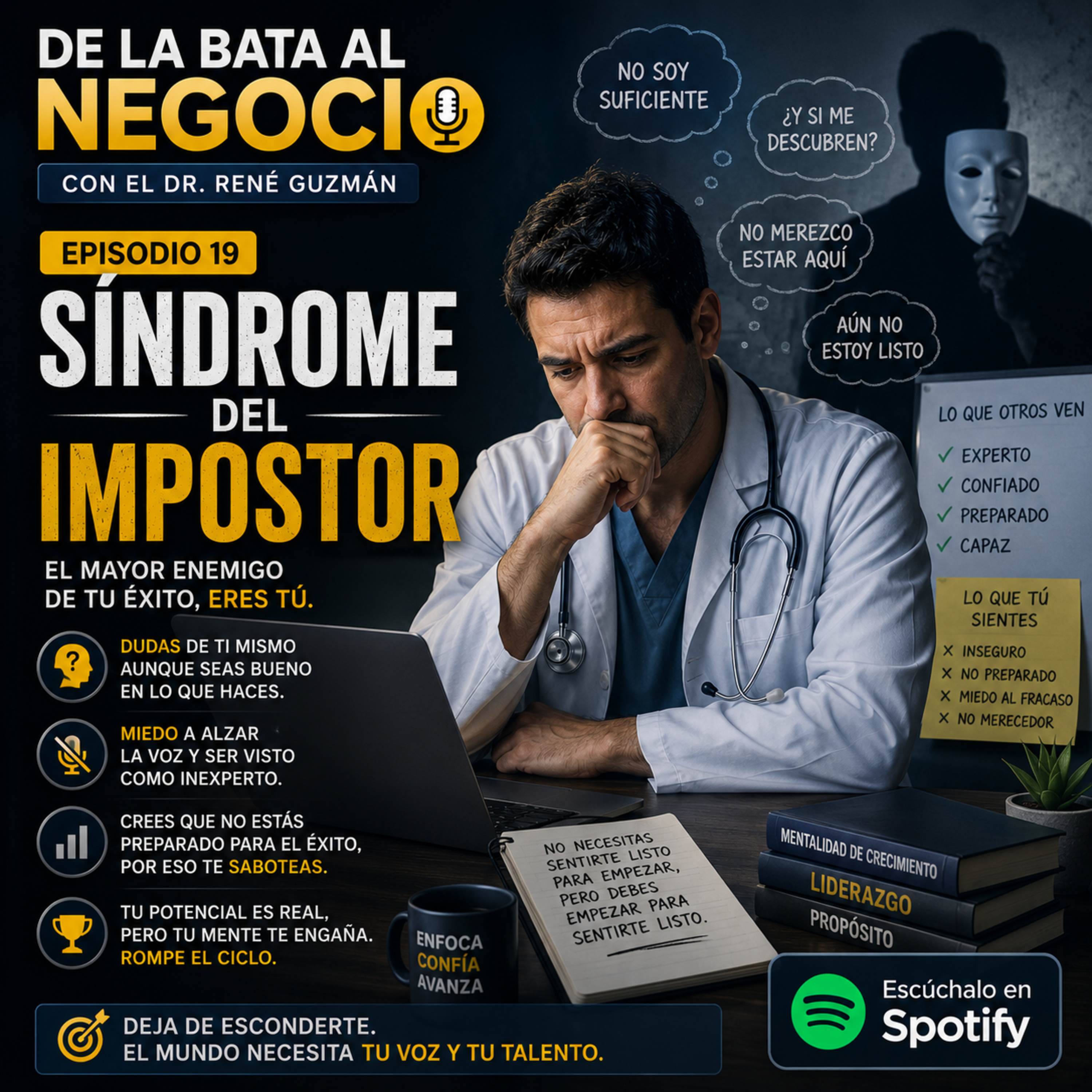 🎙️ Episodio 19: El Síndrome del Impostor: ¿Por qué sientes que no eres suficiente? episode artwork