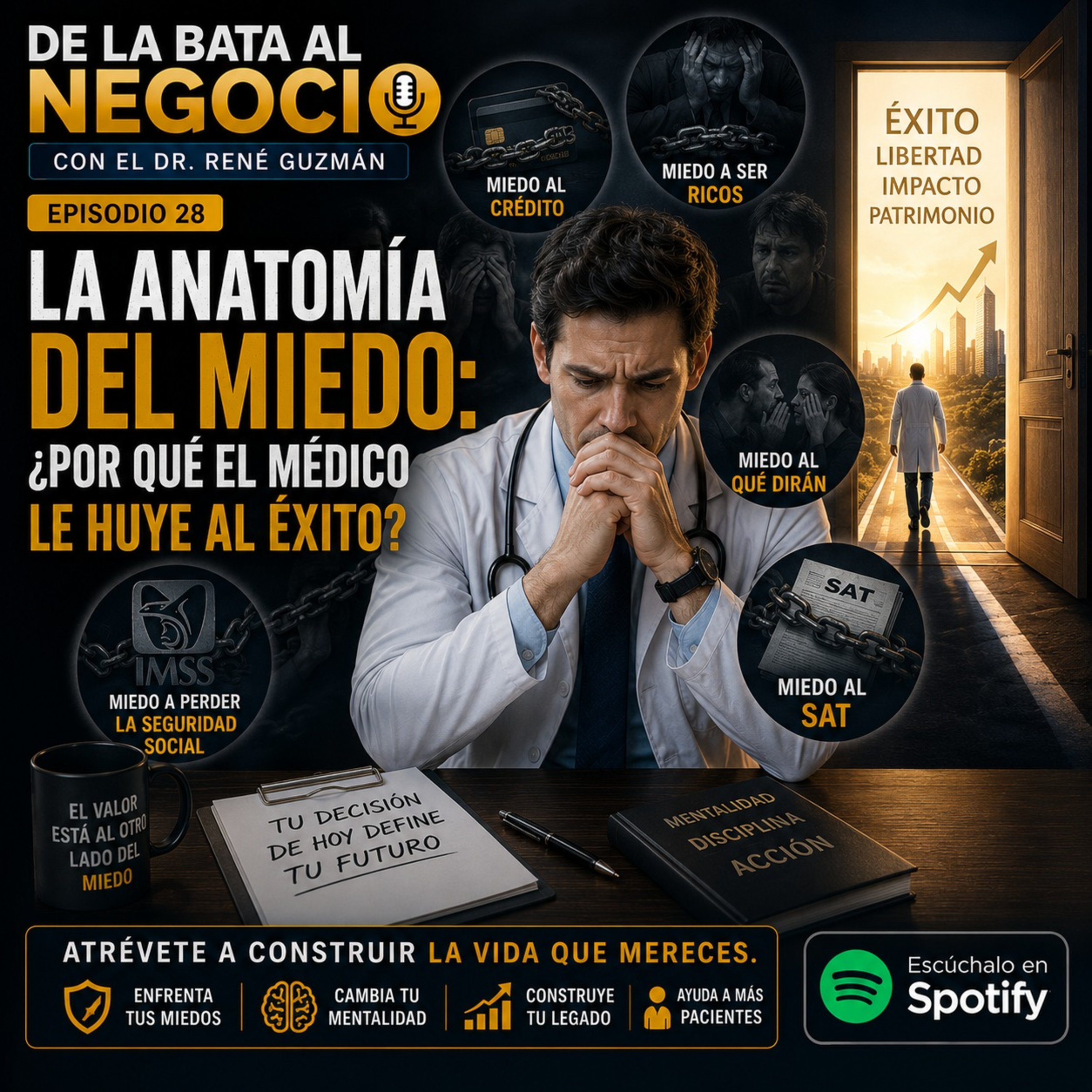 Episodio 28: La anatomía del miedo: Por qué el médico le huye al éxito?