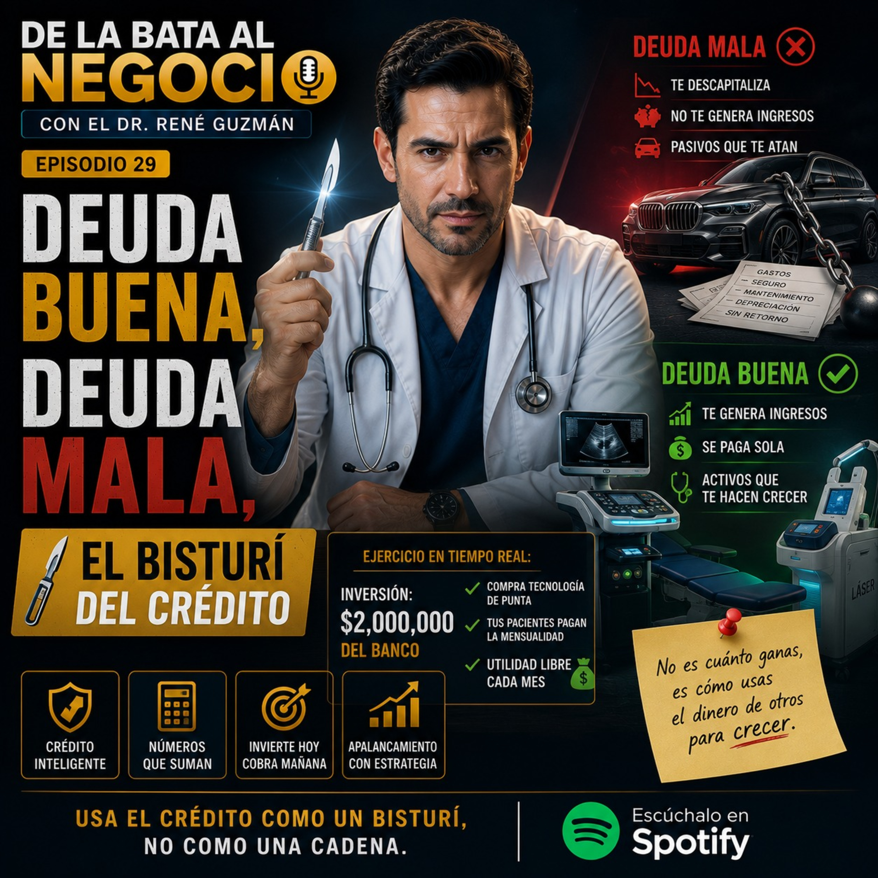 Episodio 29: Deuda buena, deuda mala, el bisturí del crédito.