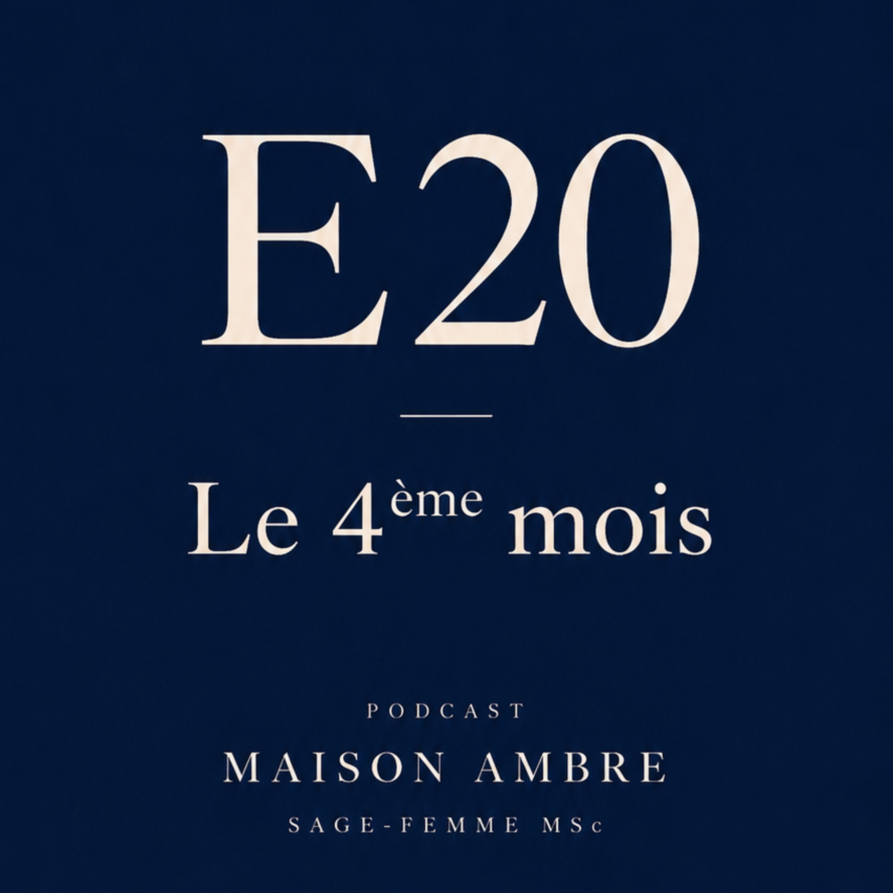 E20 : Le 4ᵉ mois de grossesse : ce qui change vraiment pour vous et votre bébé episode artwork