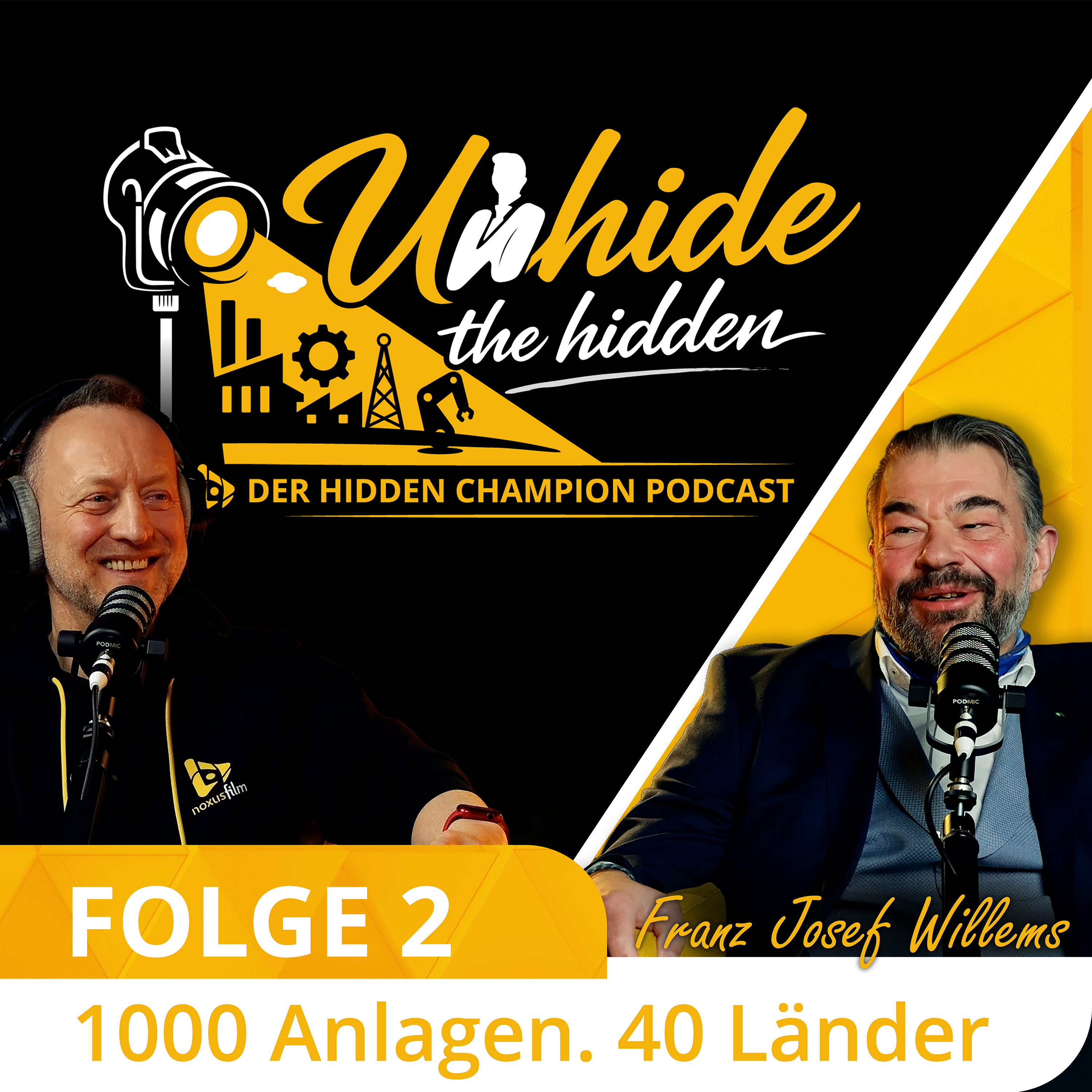 Franz-Josef Willems EPC | Weltmarktführer aus Arnstadt | 1.000 Anlagen in 40 Ländern | "Unhide The Hidden" Podcast von noxusfilm episode artwork