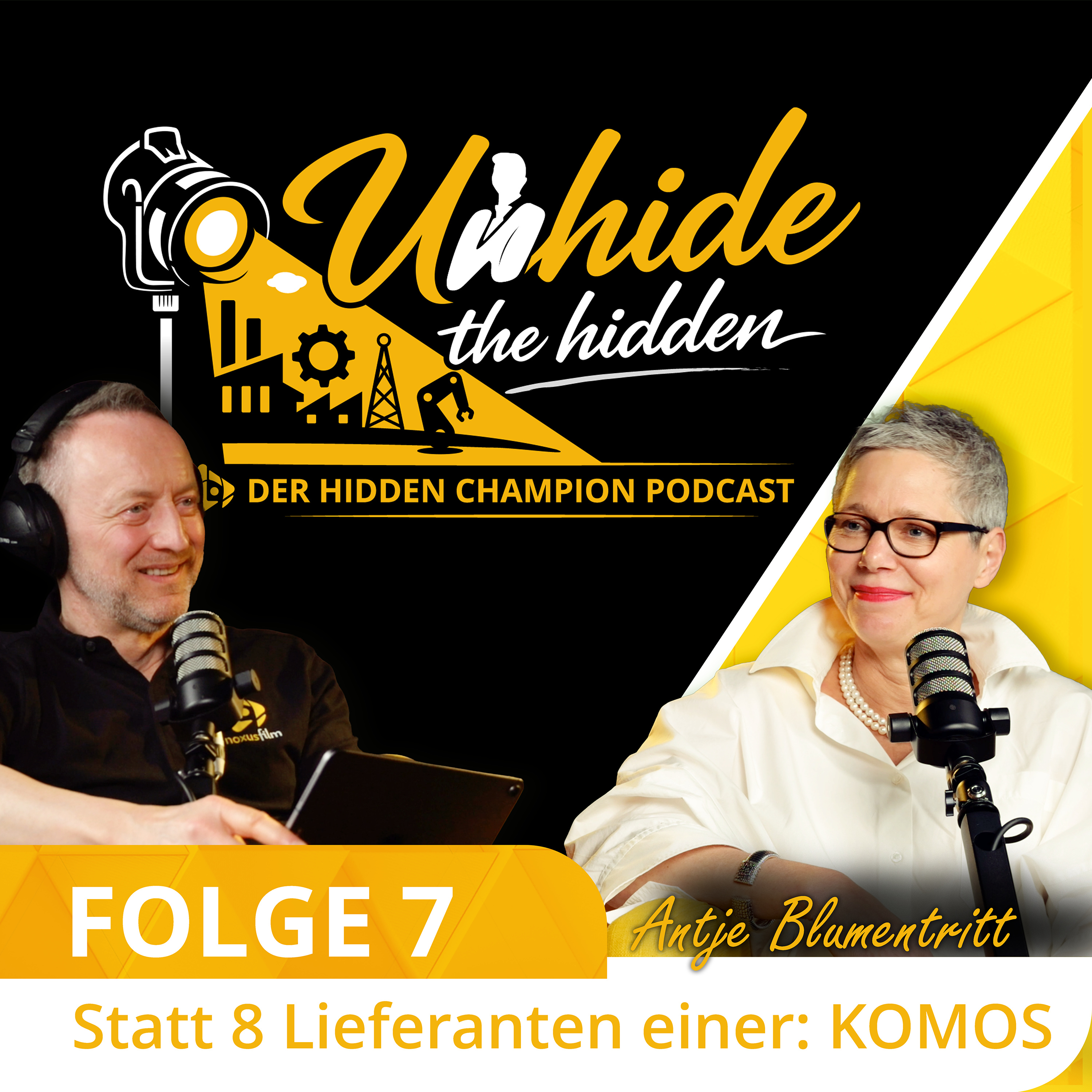Antje Blumentritt über Nachfolge, Digitalisierung, Fachkräfte & KOMOS als Puzzleteil im Industrienetzwerk | "Unhide The Hidden" episode artwork