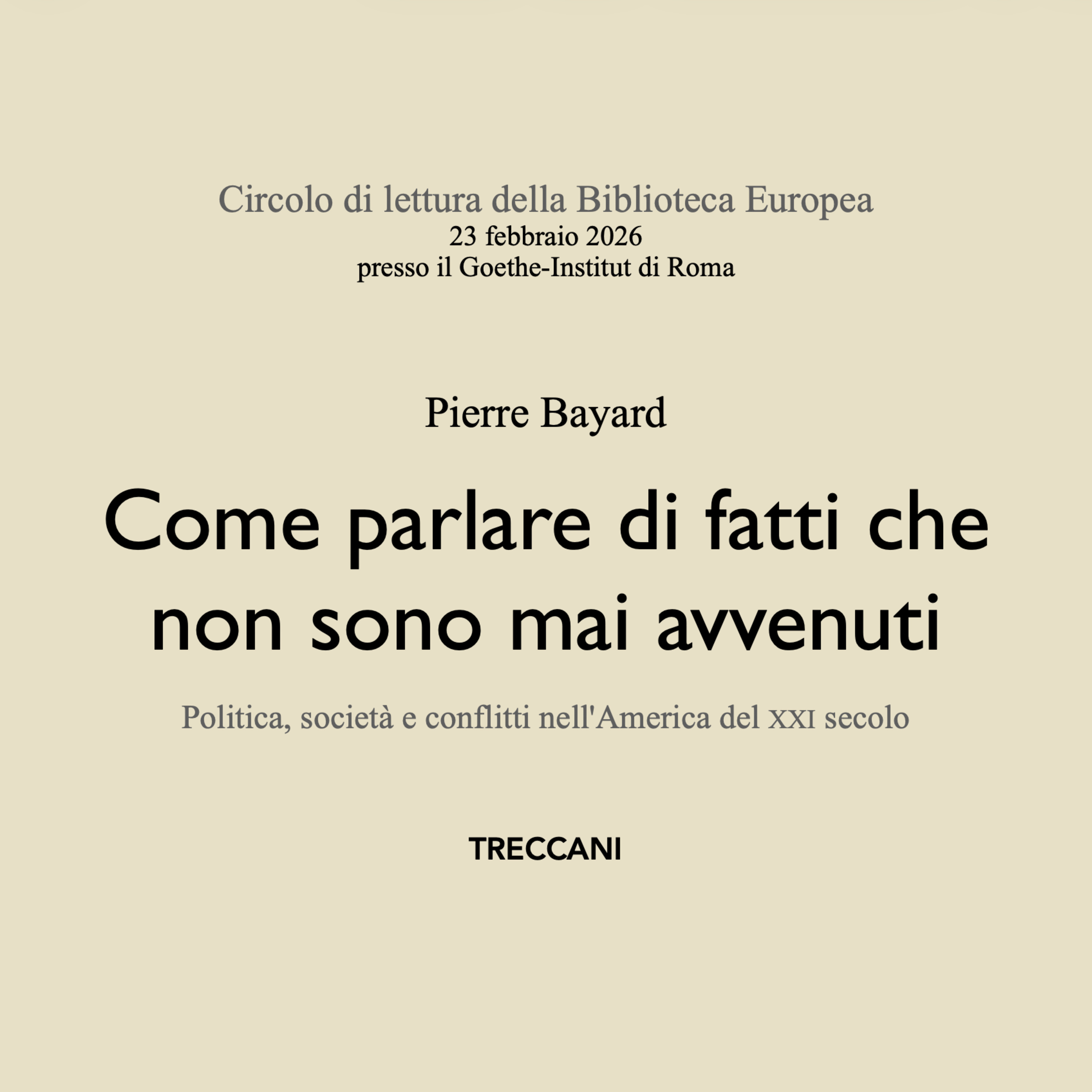 Come parlare di fatti che non sono mai avvenuti - Pierre Bayard episode artwork