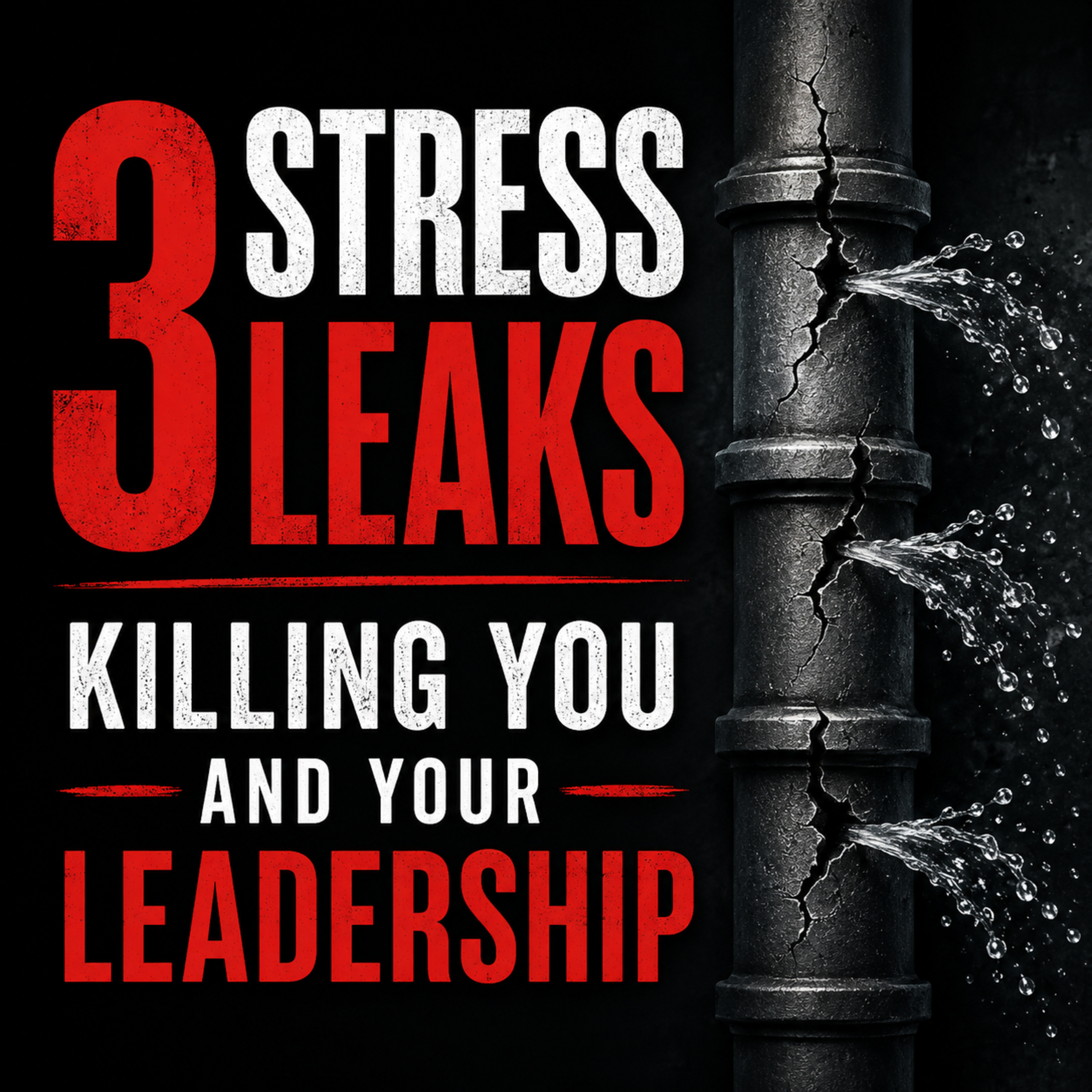 3 Stress Leaks Killing You and Your Leadership