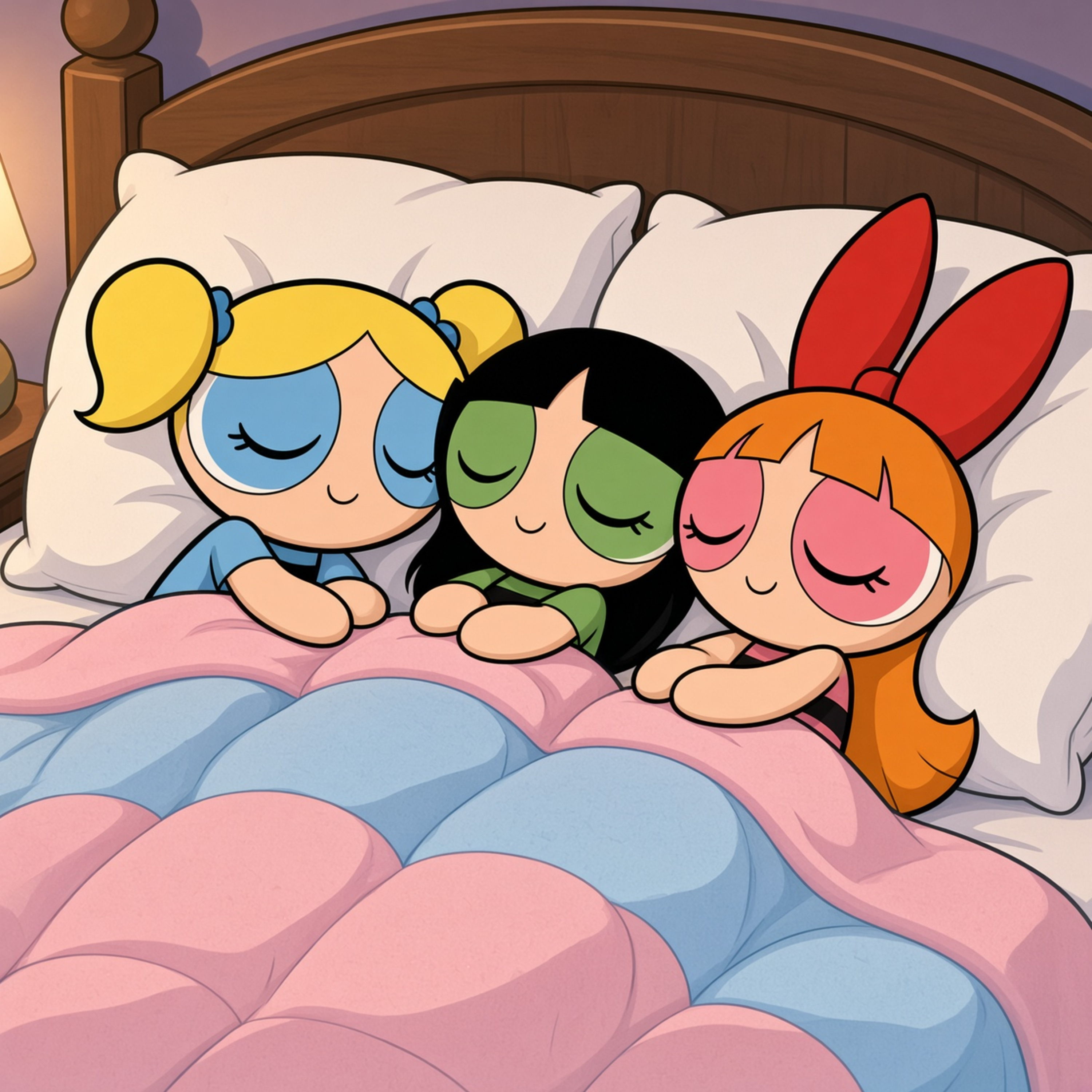 THE POWERPUFF GIRLS Bedtime Story 🌸The Powerpuffs and the Sugar and Spice Naptime