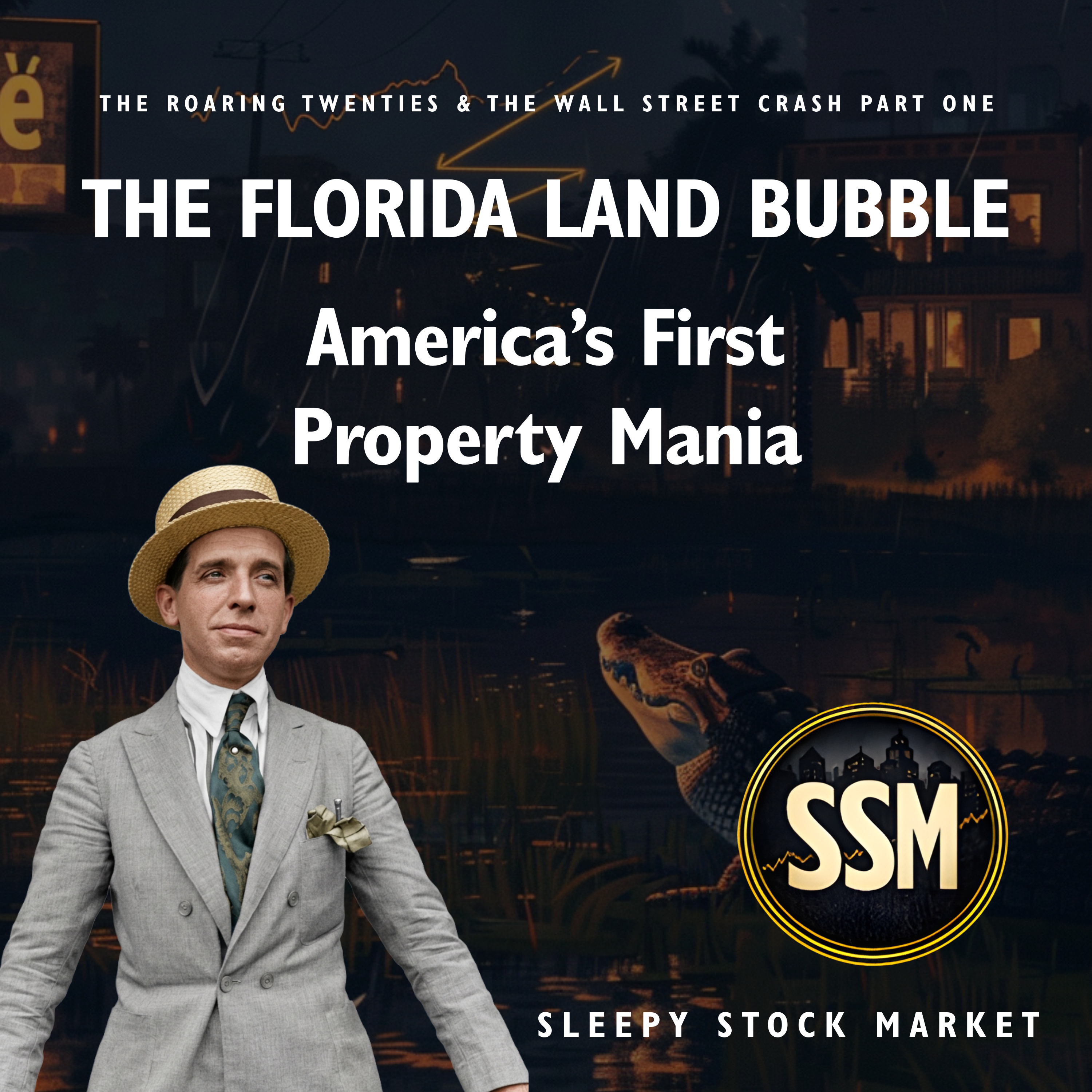 The Roaring Twenties, Part 1: The Florida Land Boom, America’s First Property Bubble | Sleepy Stock Market episode artwork