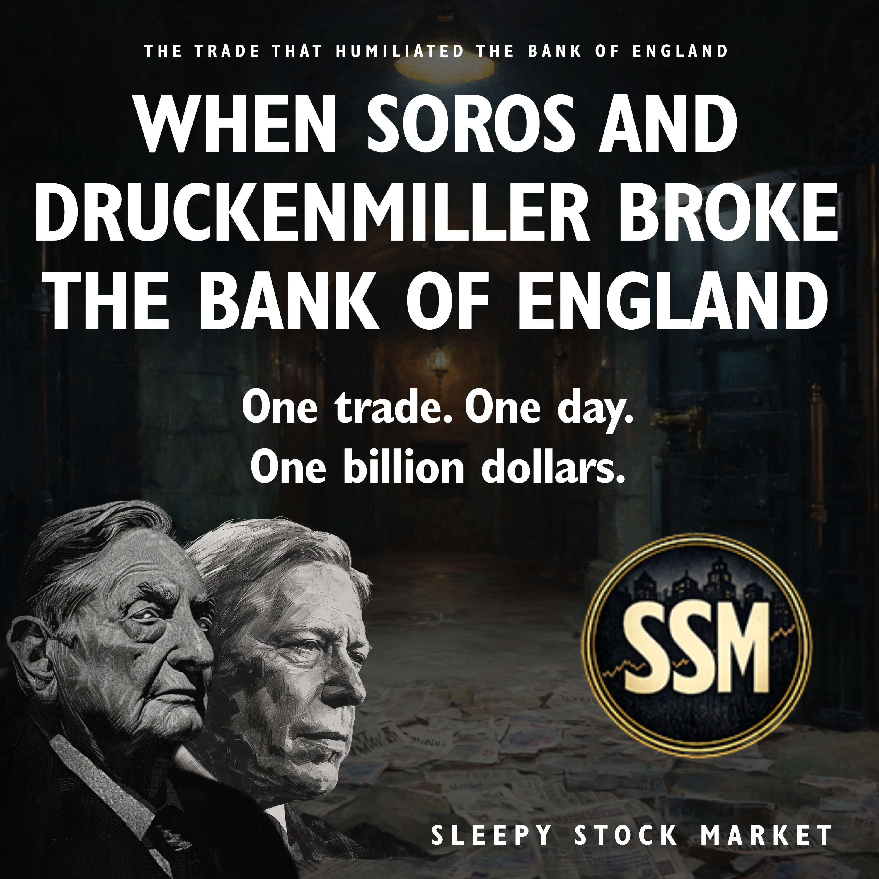 WHEN SOROS AND DRUCKENMILLER BROKE THE BANK OF ENGLAND | Sleepy Stock Market episode artwork