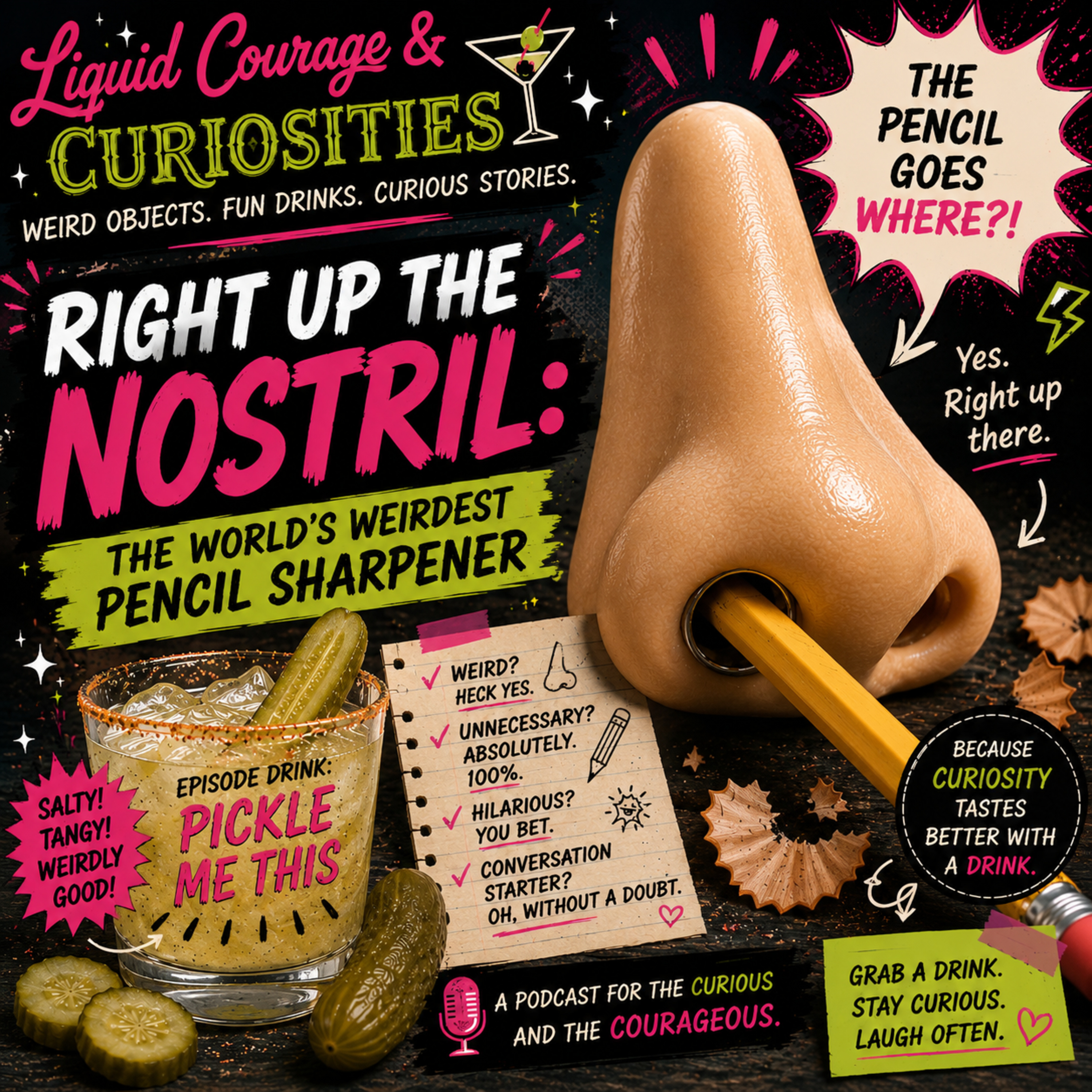 Right Up the Nostril: The World’s Weirdest Pencil Sharpener episode artwork