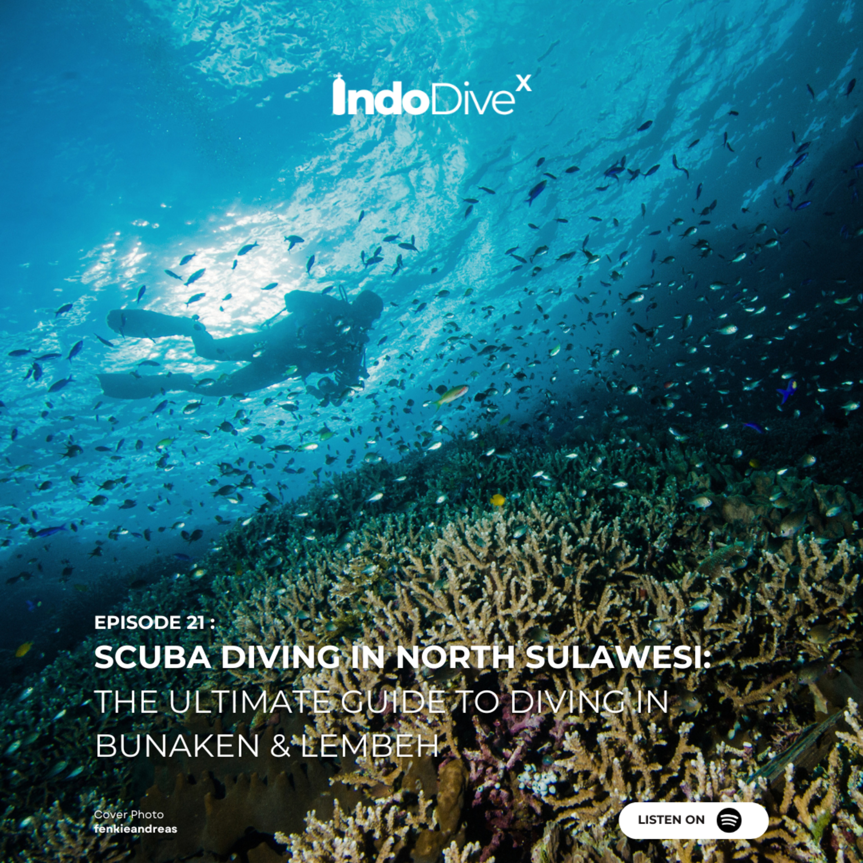 EPISODE 21 : Scuba Diving in North Sulawesi: The Ultimate Guide to Diving in Bunaken & Lembeh | IndoDiveX episode artwork