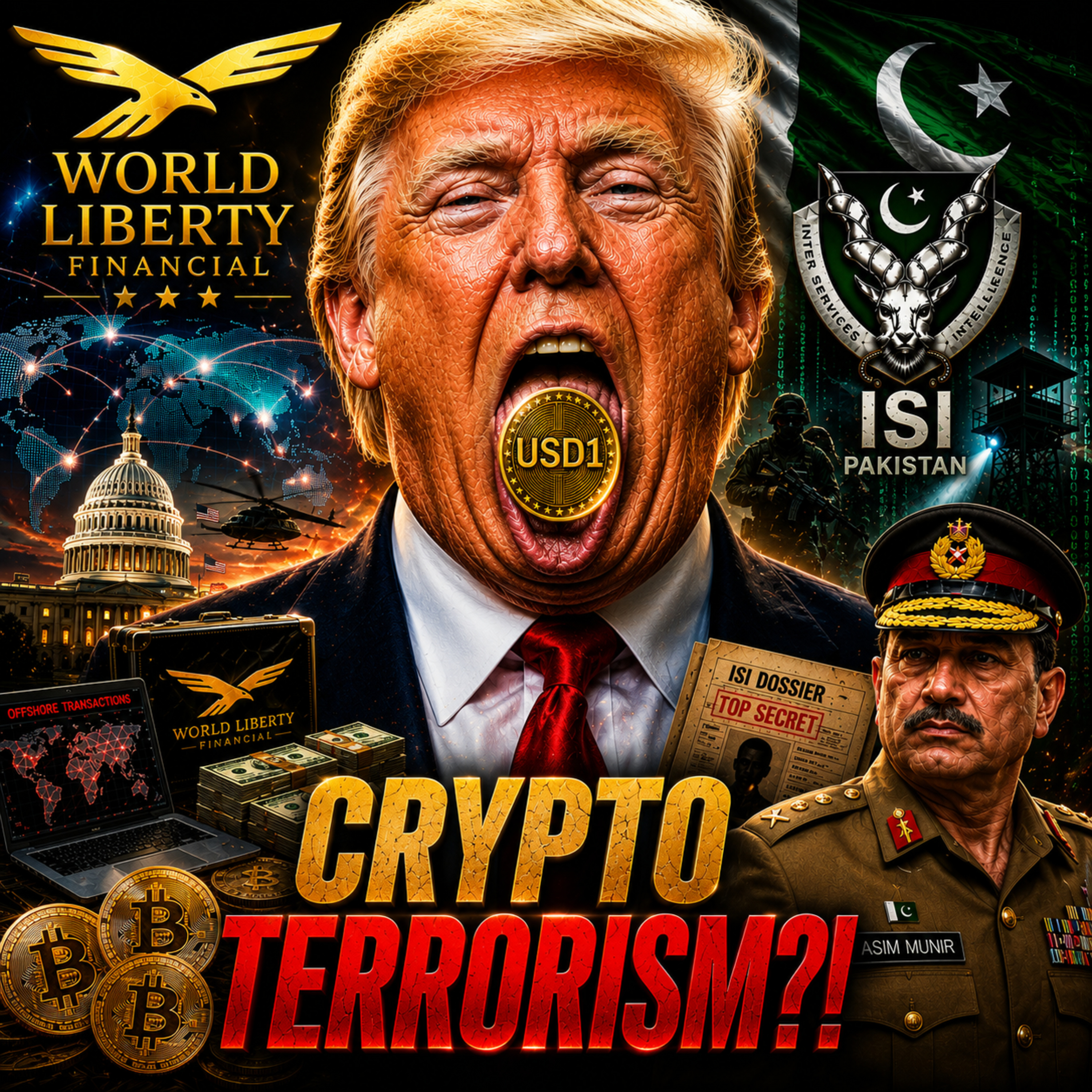 Trump's World Liberty Financial and Pakistani Intelligence ISI: The Crypto Pipeline to Terror. episode artwork