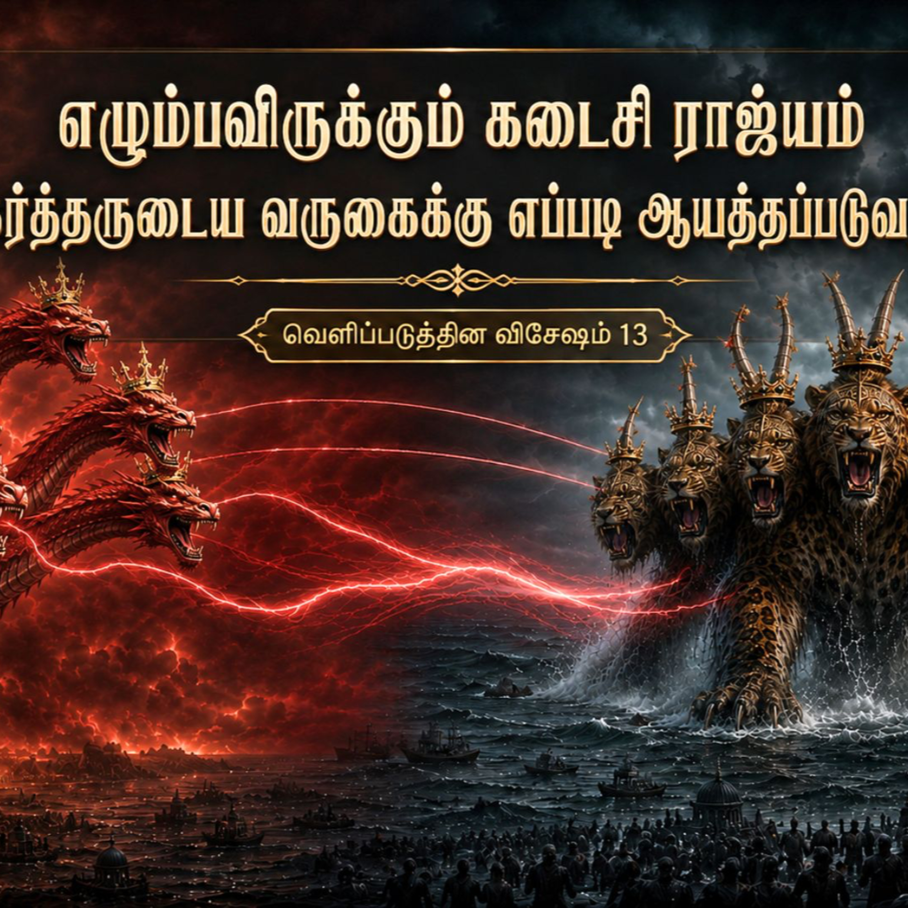 எழும்பவிருக்கும் கடைசி ராஜ்யம் — கர்த்தருடைய வருகைக்கு எப்படி ஆயத்தப்படுவது? வெளிப்படுத்தின விசேஷம் 13 episode artwork