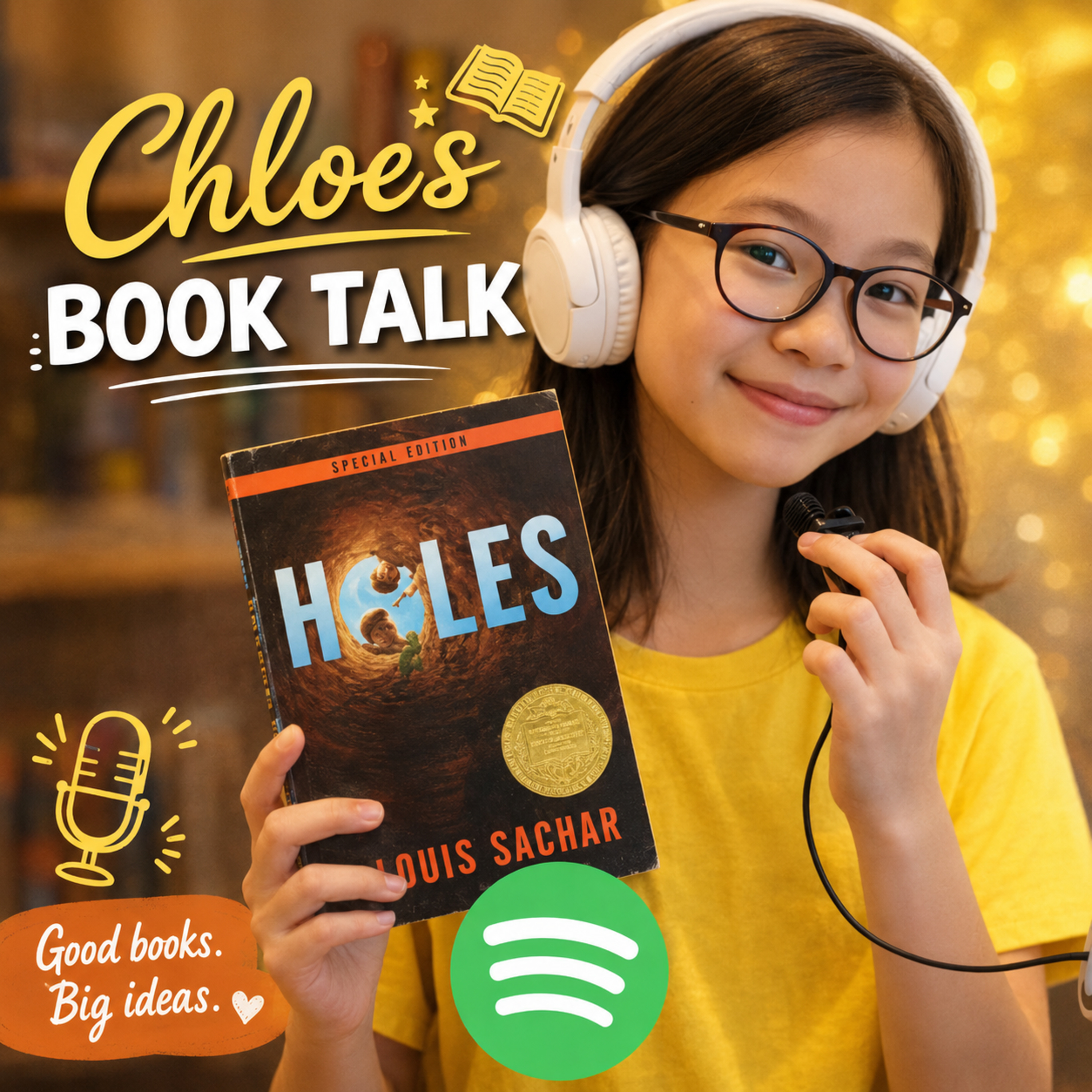 Chloe Book Talk Holes episode artwork