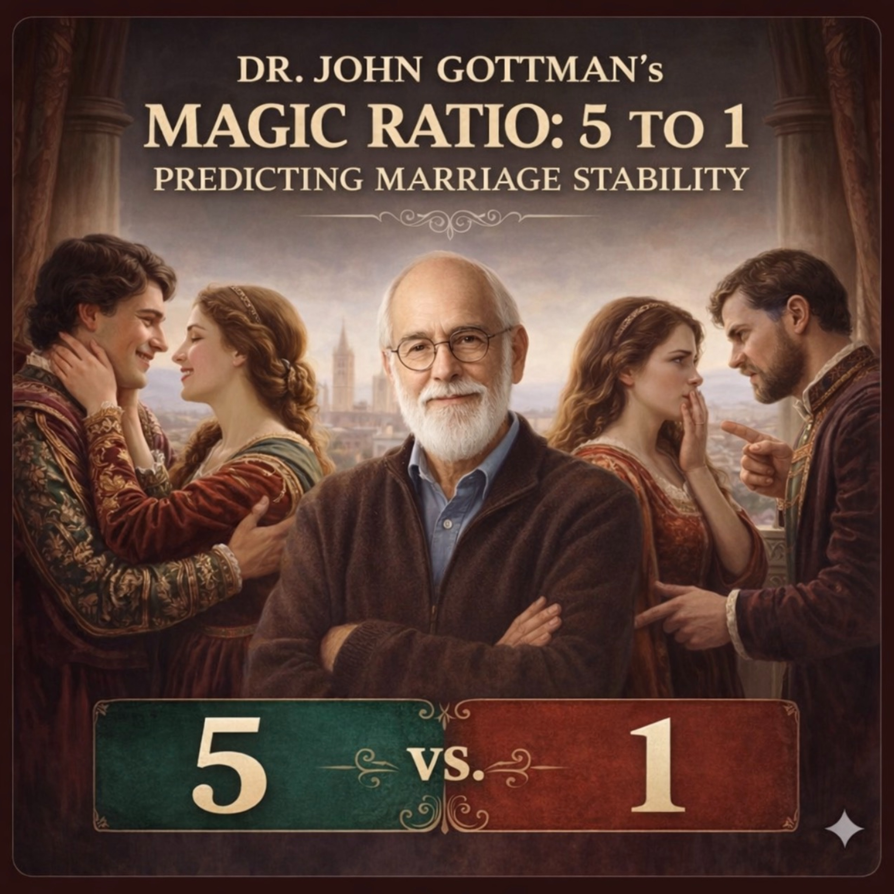 7. Predicting Divorce: Gottman's Magic Ratio episode artwork