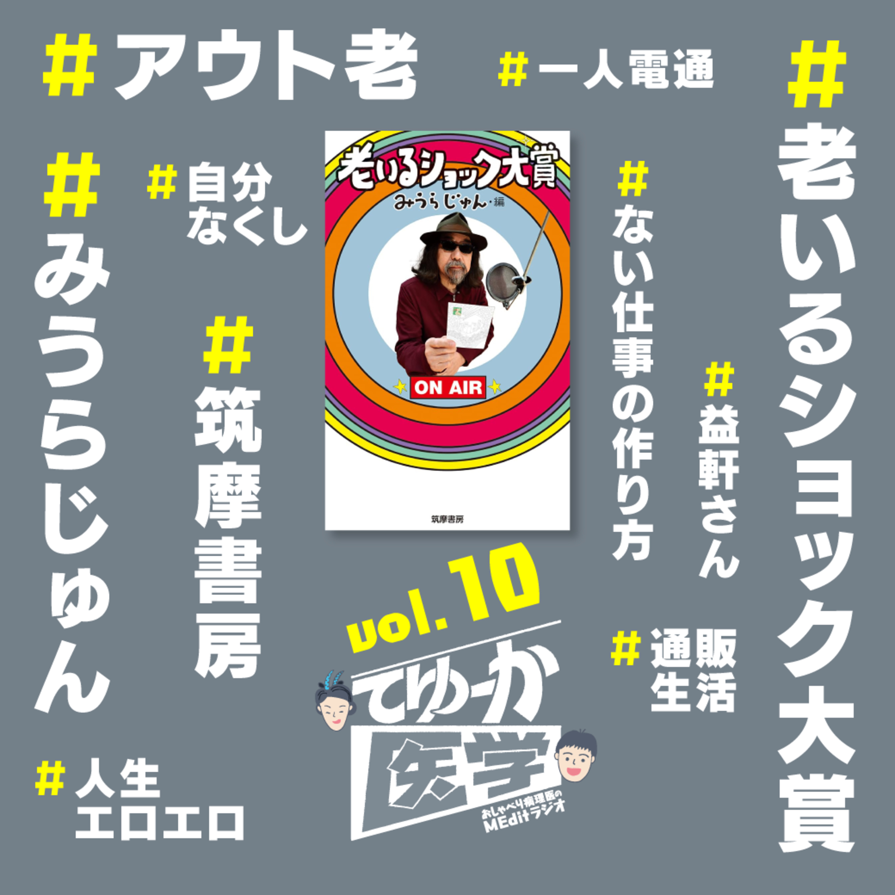 #010 人生で大事なことはみーんな「みうらじゅん」が教えてくれる？ マイブーム、ゆるキャラ、そして…『老いるショック大賞』【ゆるメディ】 episode artwork
