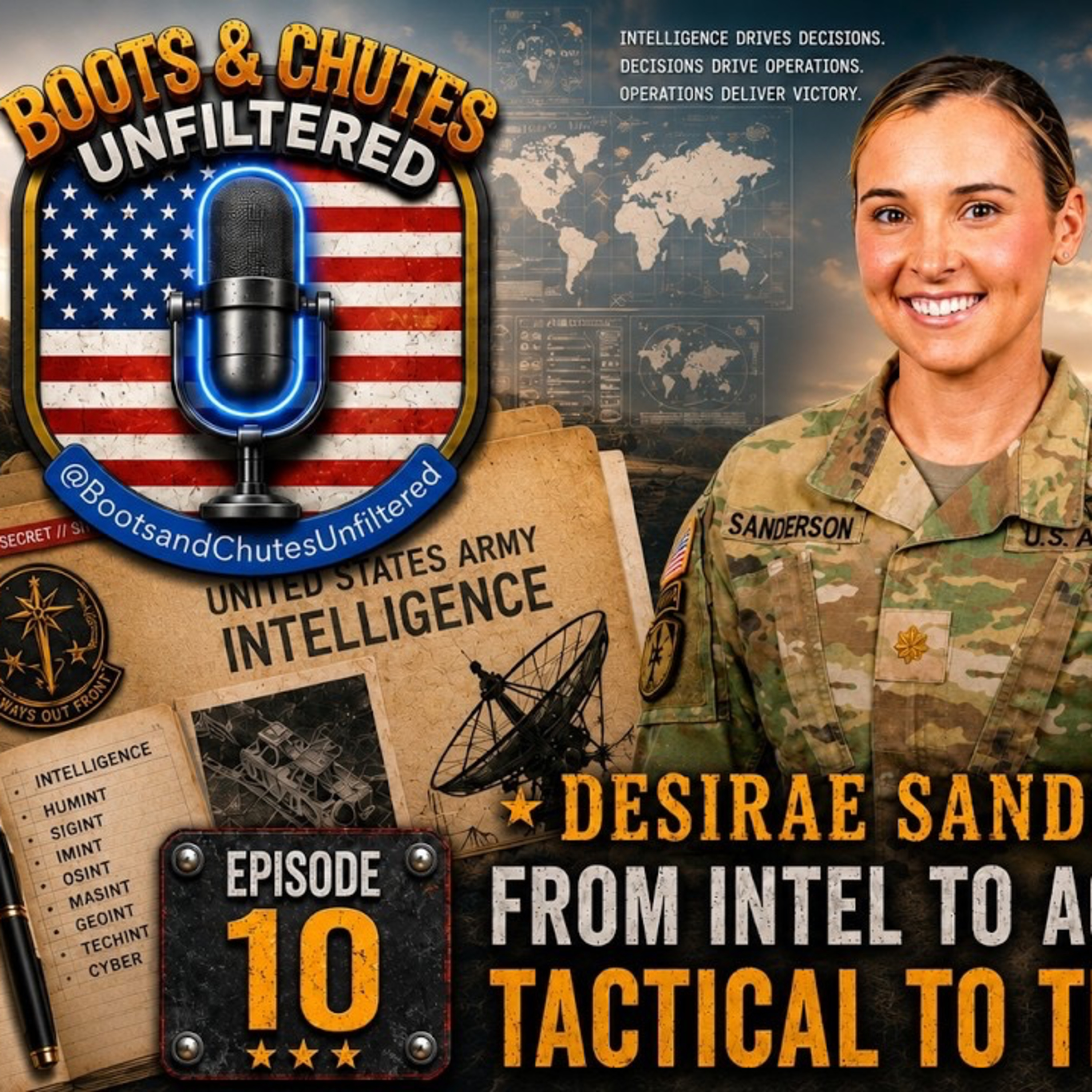 Episode 10: Desirae Sanderson – From Tactical Intelligence to Technical Acquisitions. episode artwork