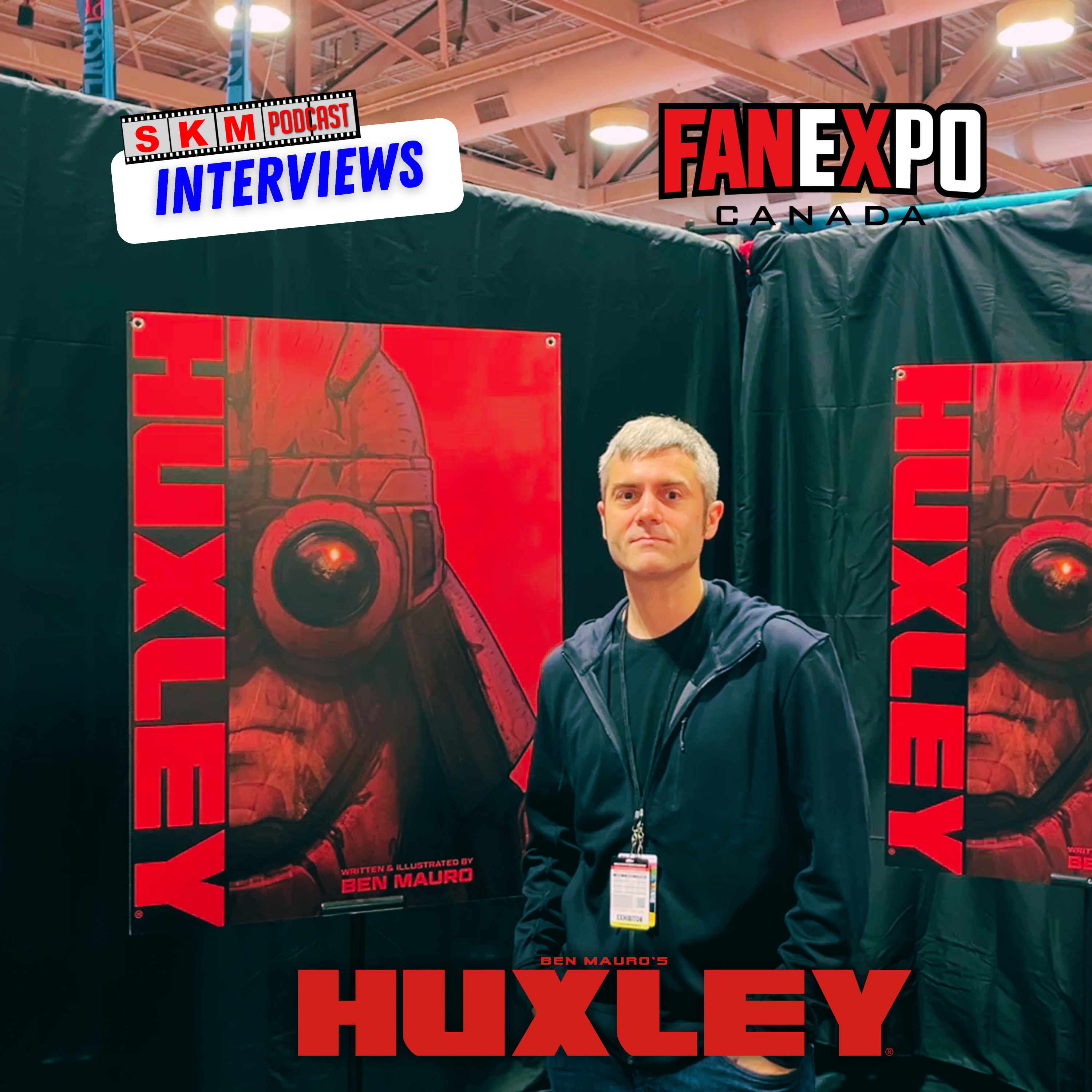 Chatting with HUXLEY author and illustrator Ben Maruo at FAN EXPO CANADA 2025 episode artwork