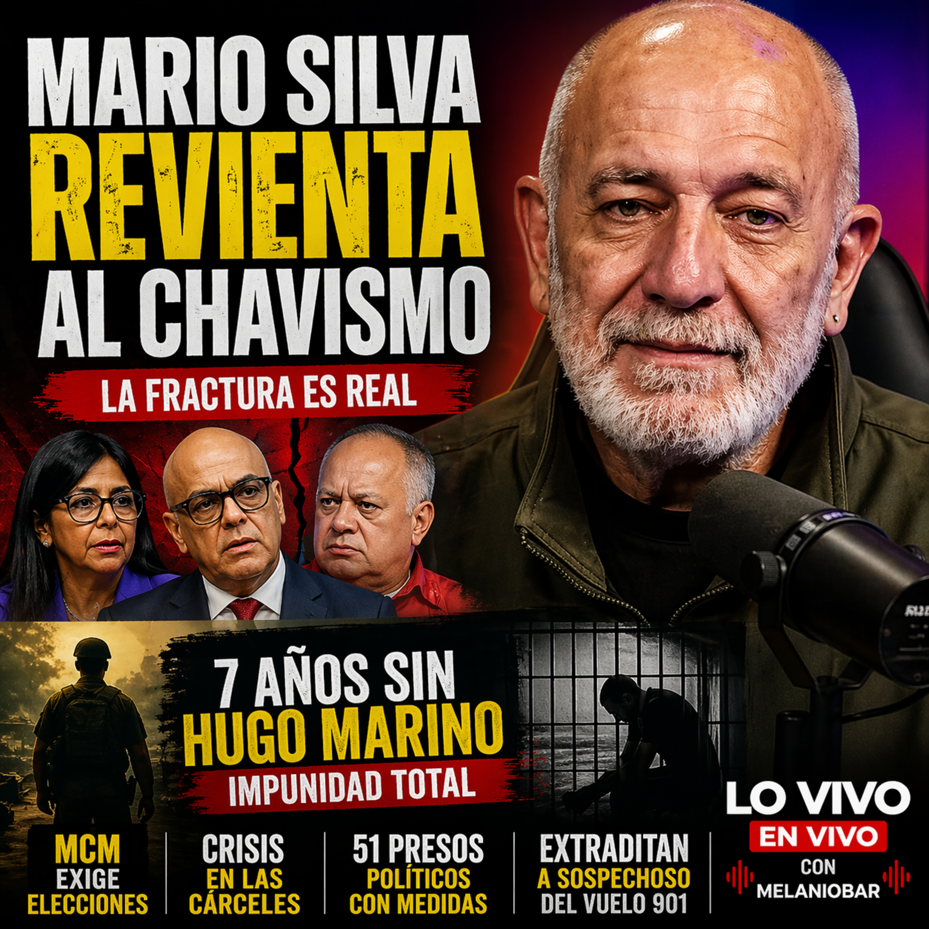 Portada de Lo Vi con MelanioBar