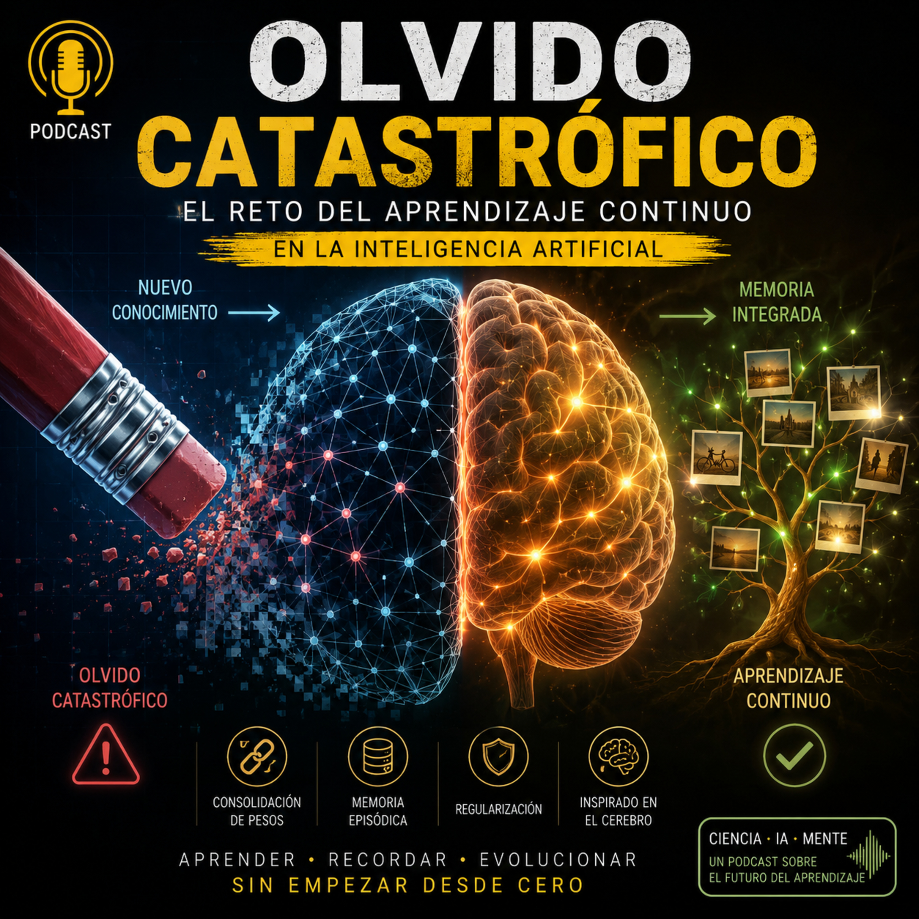Cómo evitar el olvido catastrófico en IA episode artwork