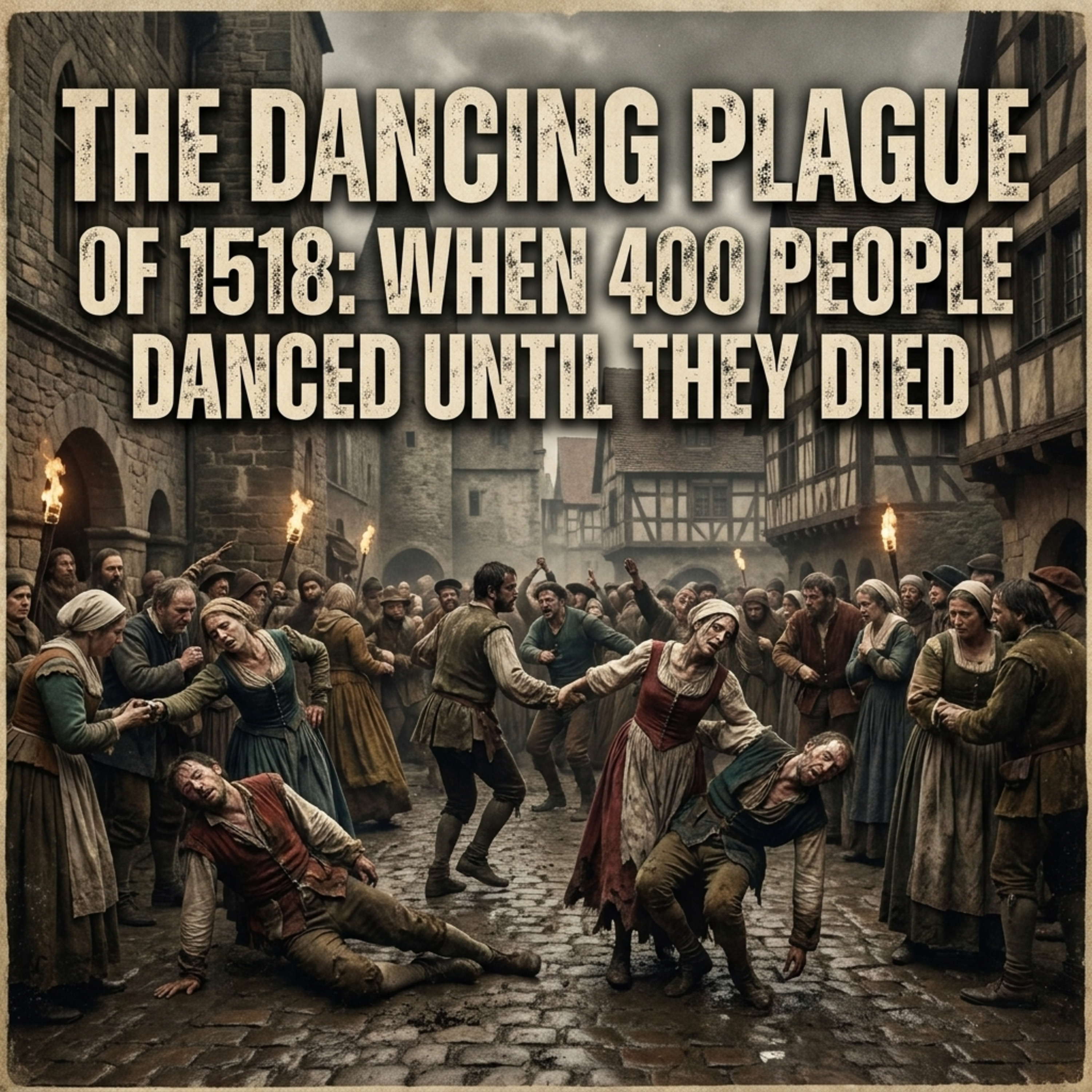 THE DANCING PLAGUE OF 1518: WHEN 400 PEOPLE DANCED UNTIL THEY DIED episode artwork