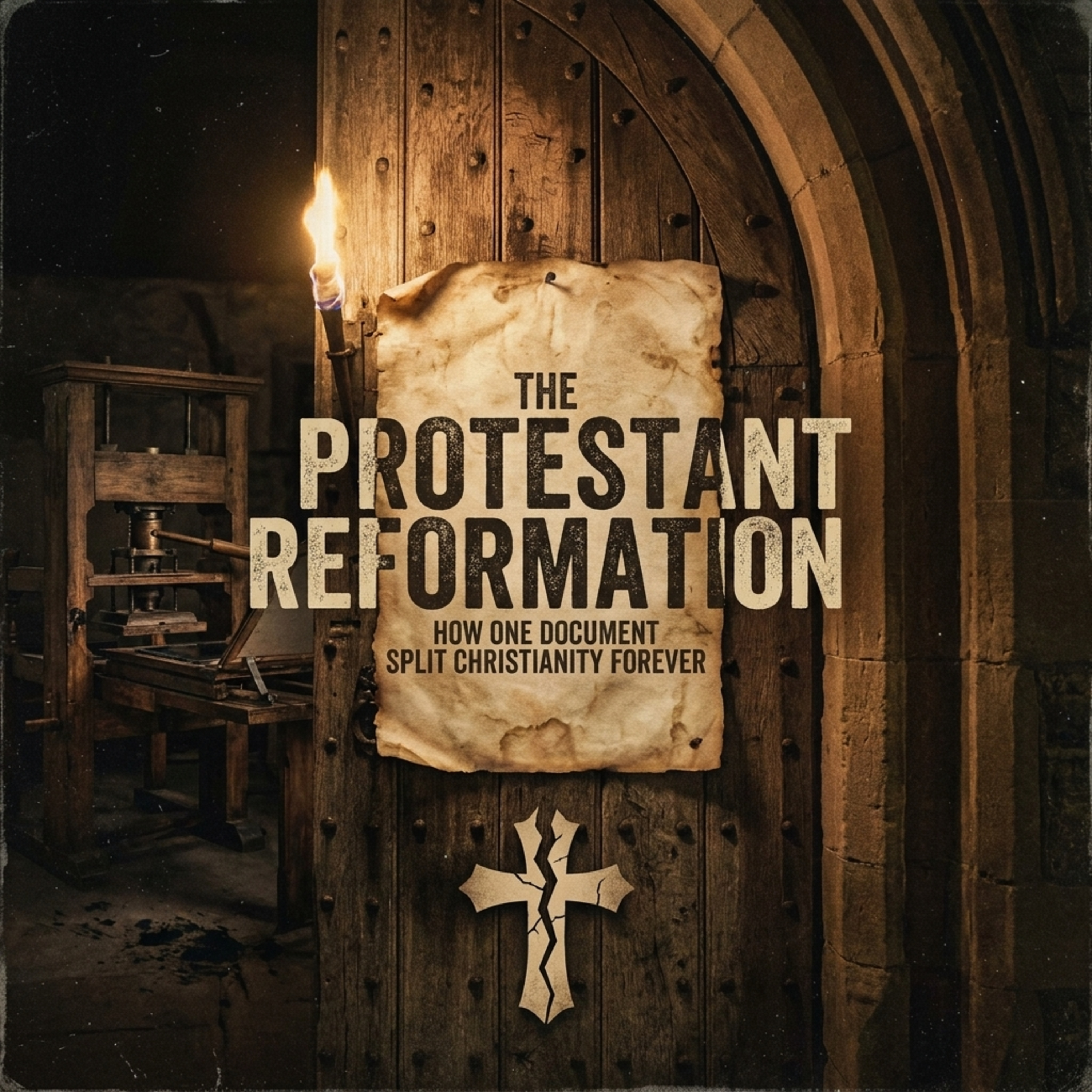 THE PROTESTANT REFORMATION: HOW ONE DOCUMENT SPLIT CHRISTIANITY FOREVER episode artwork