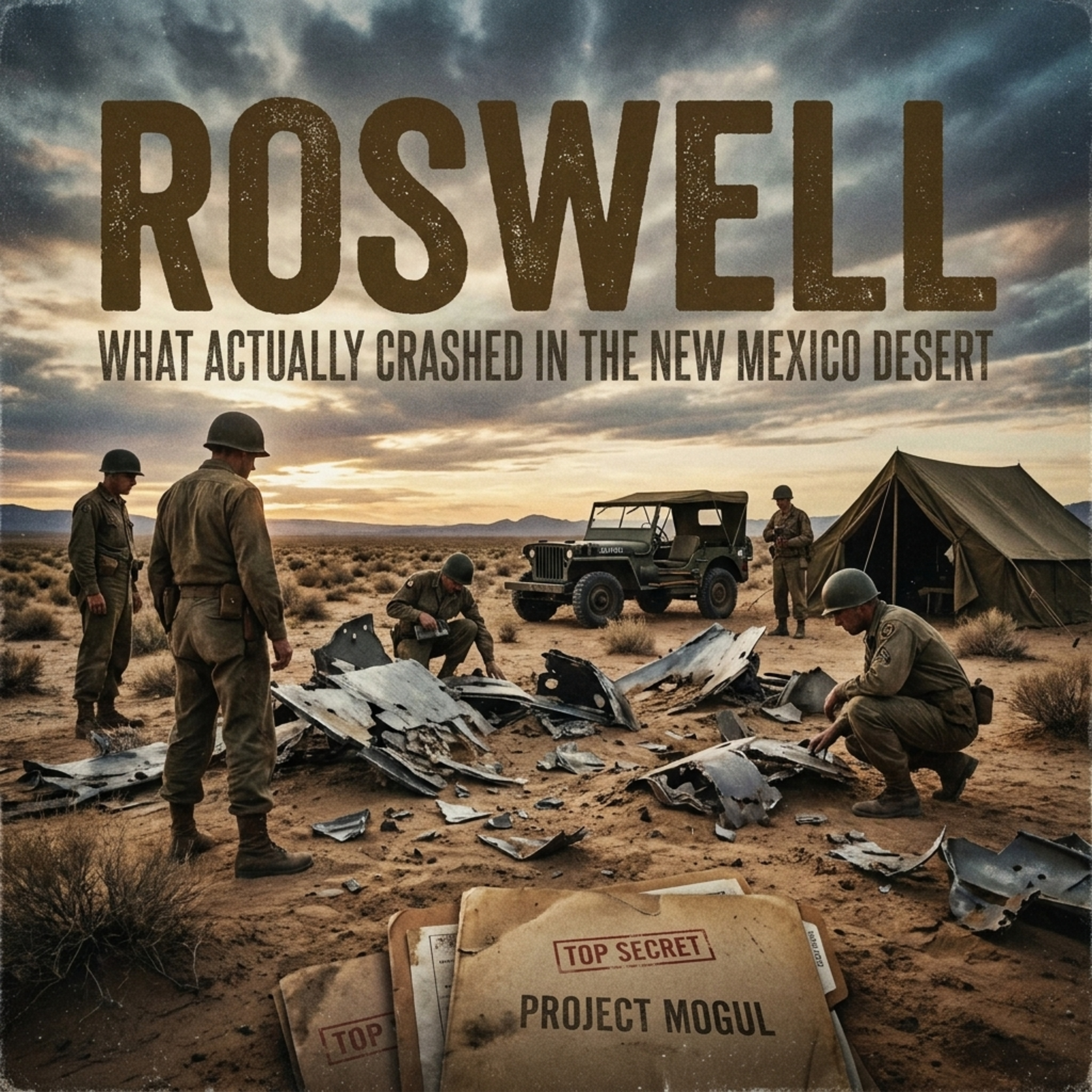 ROSWELL: WHAT ACTUALLY CRASHED IN THE NEW MEXICO DESERT episode artwork