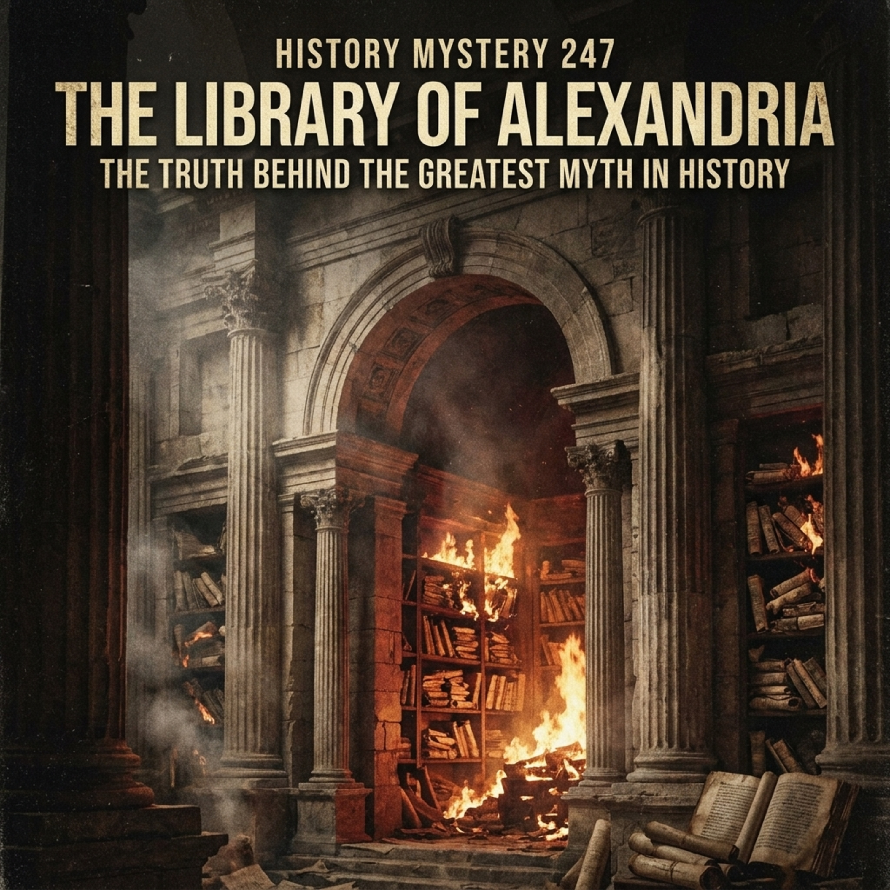 THE LIBRARY OF ALEXANDRIA: THE TRUTH BEHIND THE GREATEST MYTH IN HISTORY episode artwork