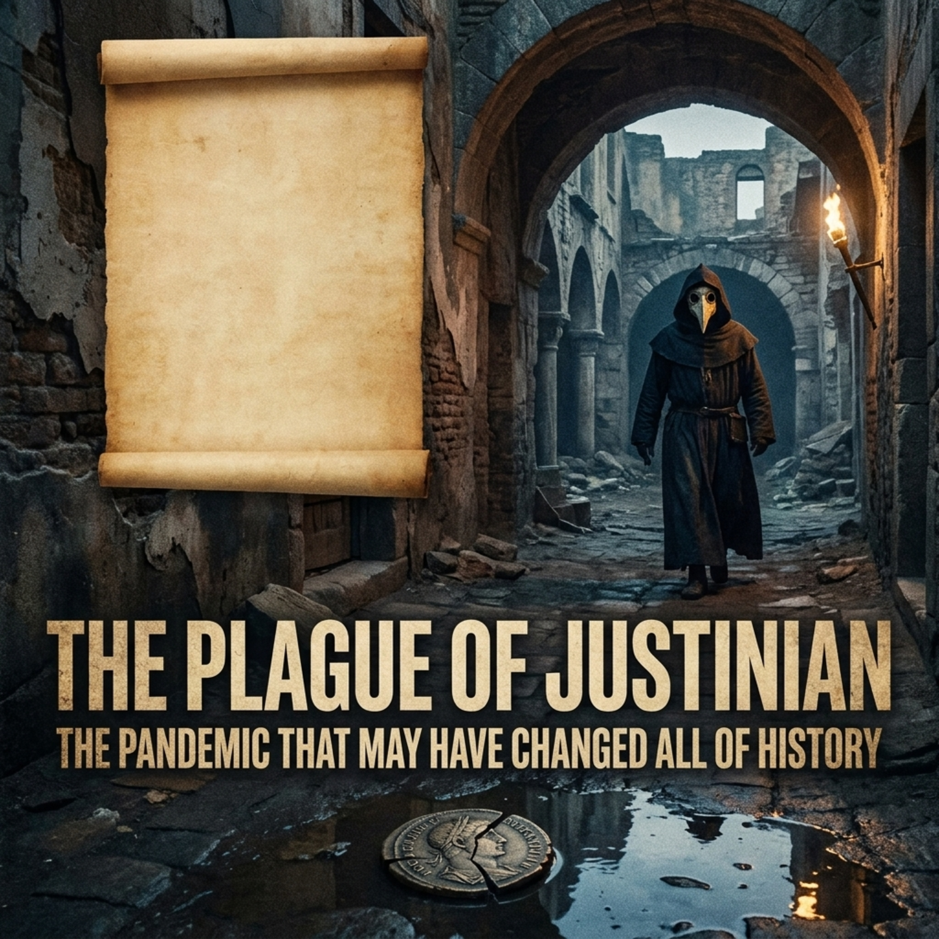 THE PLAGUE OF JUSTINIAN: THE PANDEMIC THAT MAY HAVE CHANGED ALL OF HISTORY episode artwork