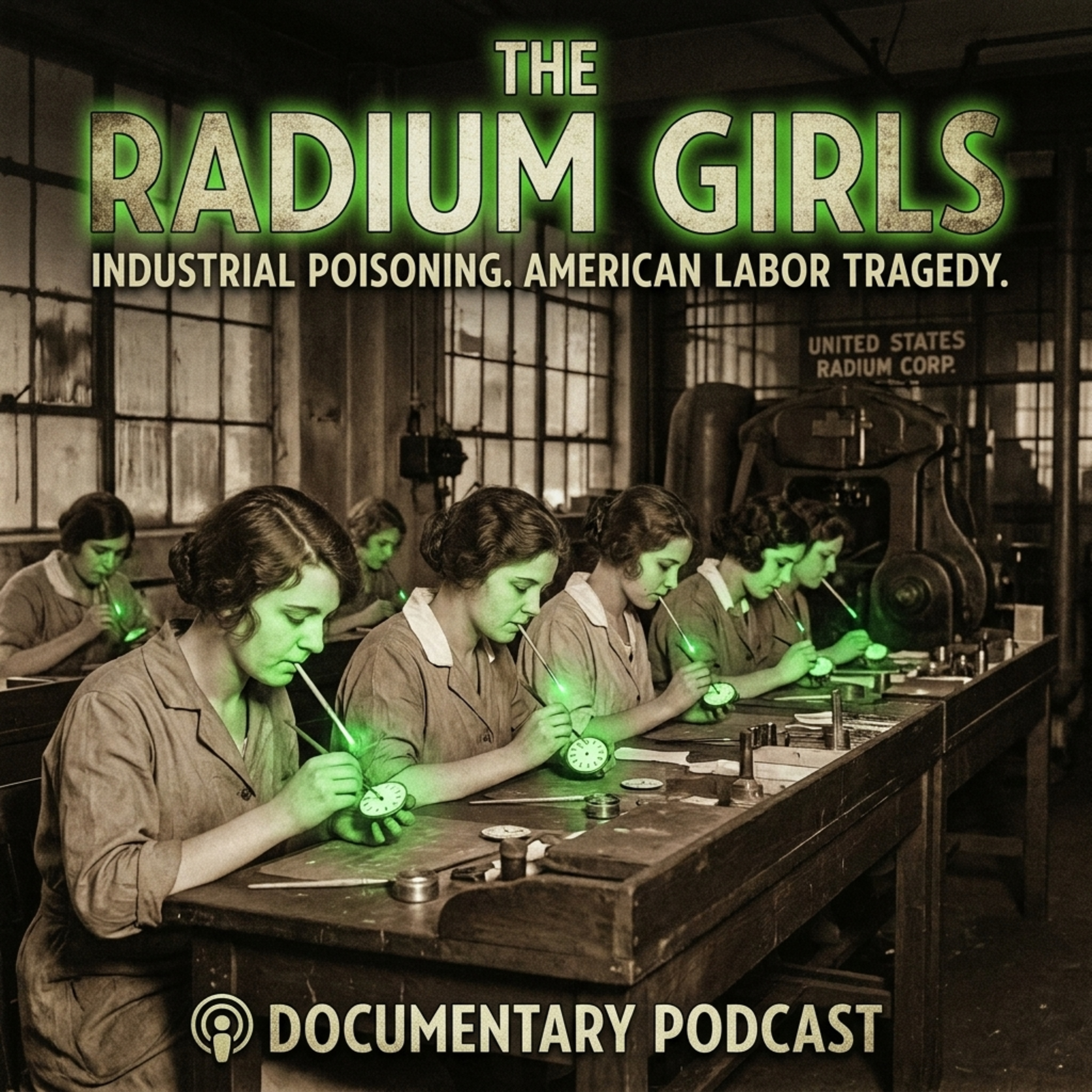 THE RADIUM GIRLS: THEY GLOWED IN THE DARK WHILE THEIR BONES DISSOLVED episode artwork