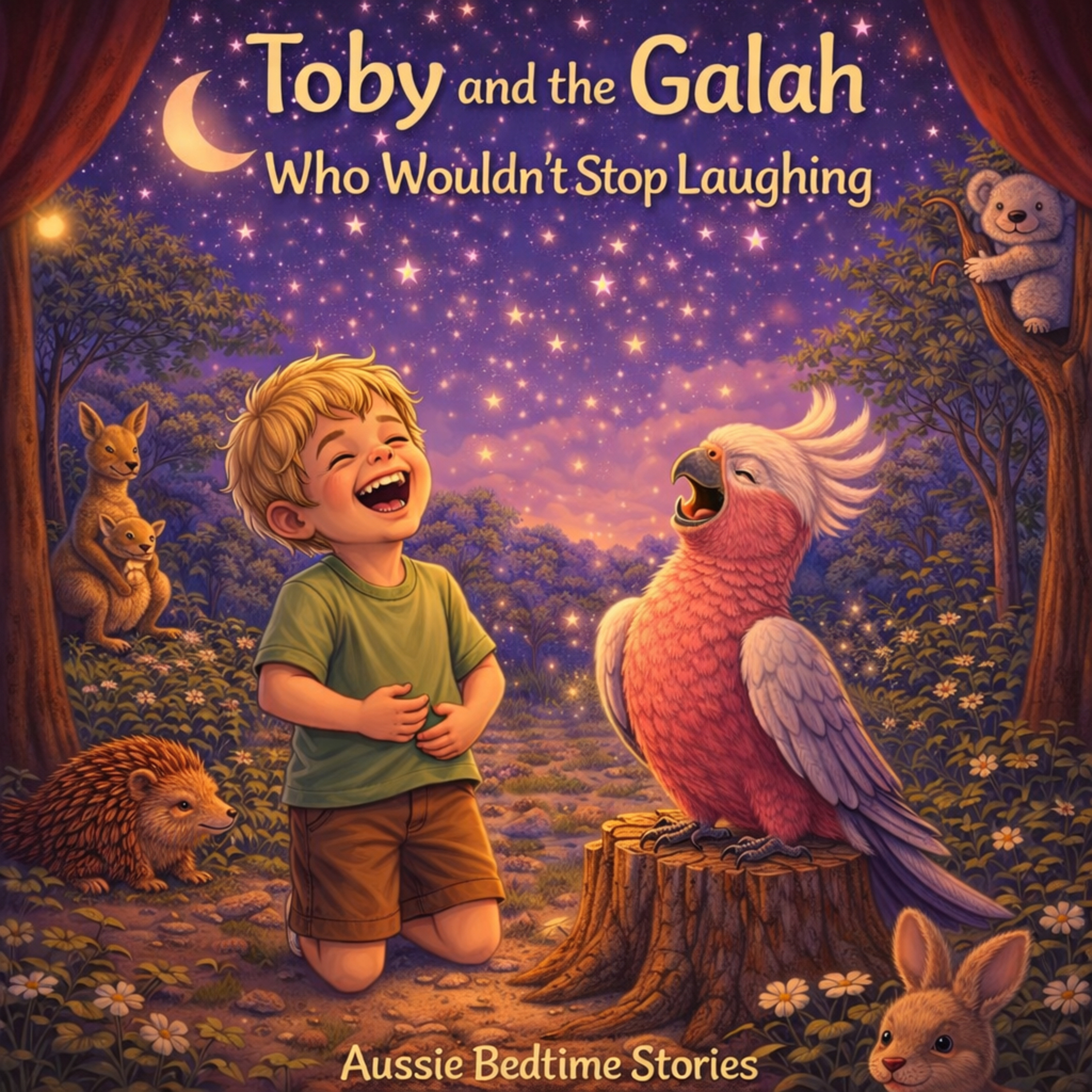 Toby and the Galah Who Couldn’t Stop Laughing 🦜 (Gentle Bedtime Story About Calming Down)