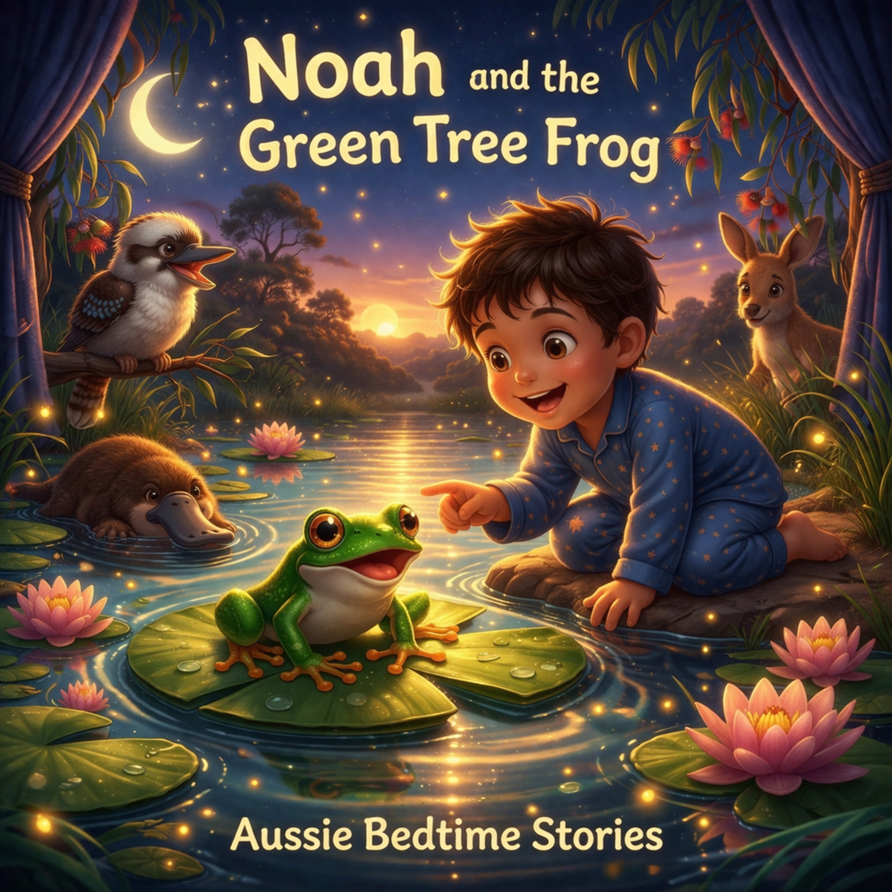 Noah and the Green Tree Frog (Sleepy Bedtime Story for Kids)