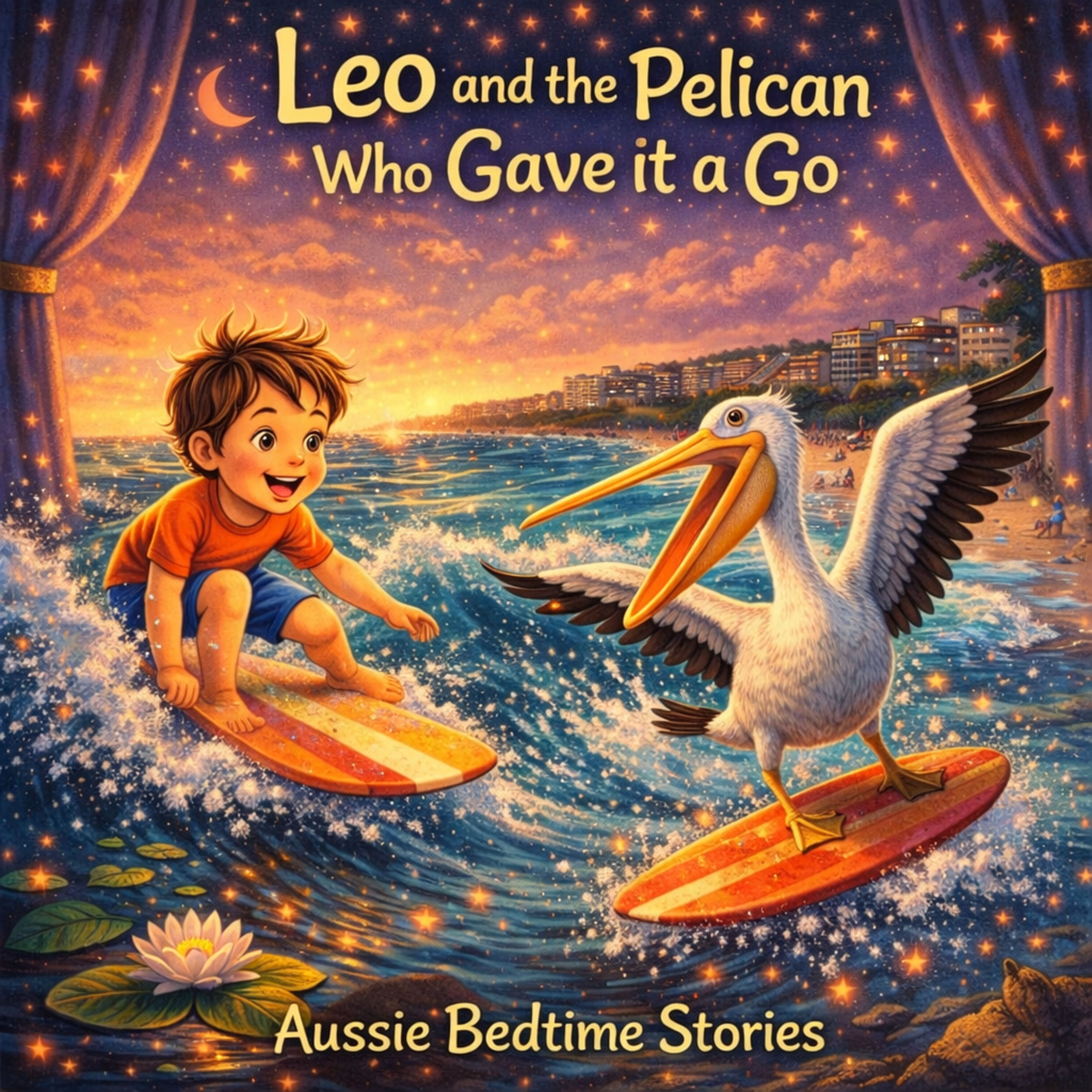 Leo and the Pelican Who Found The Courage to Try (Calming Aussie Animal Story)