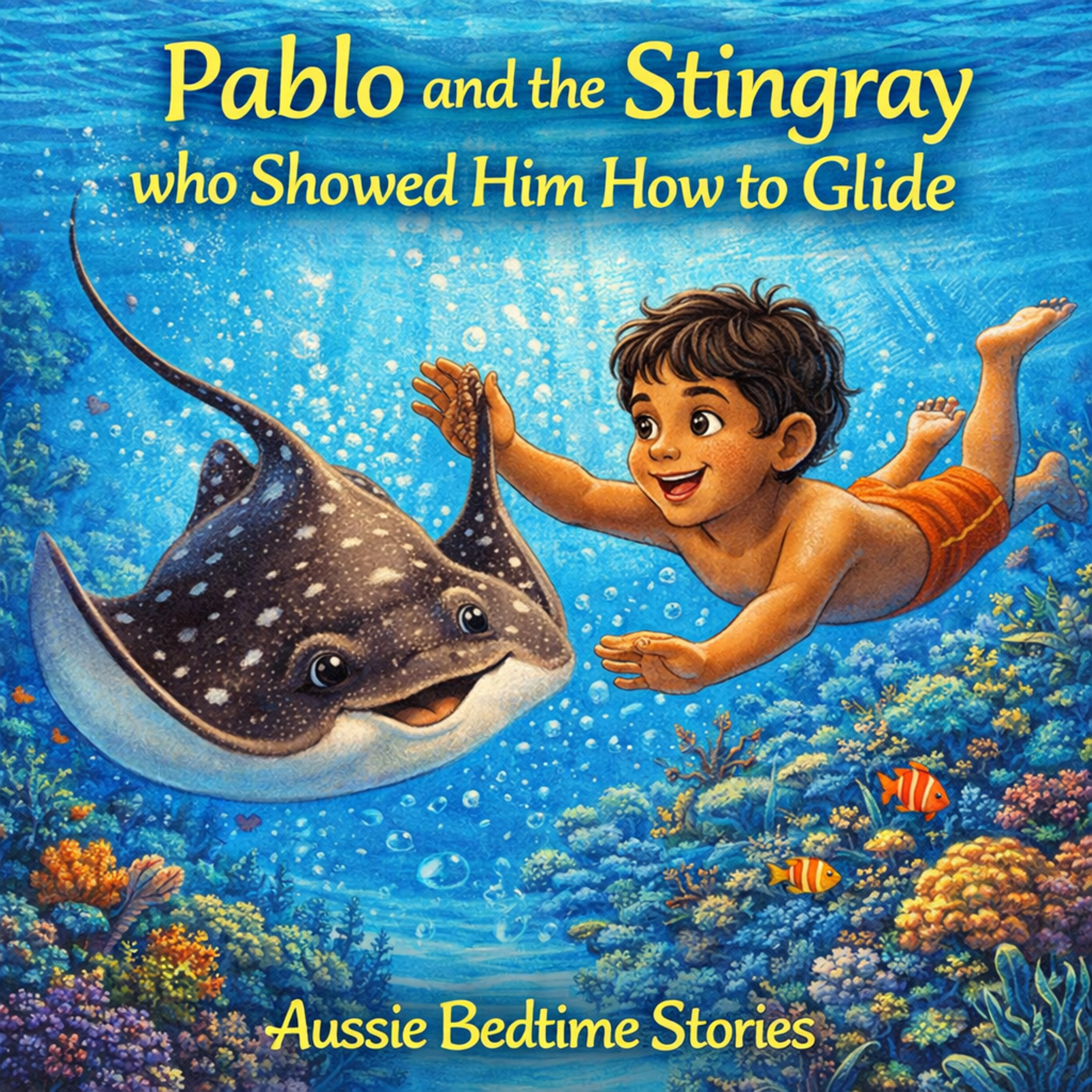 Pablo and the Stingray who Showed Him How to Glide (Aussie Animal Story)