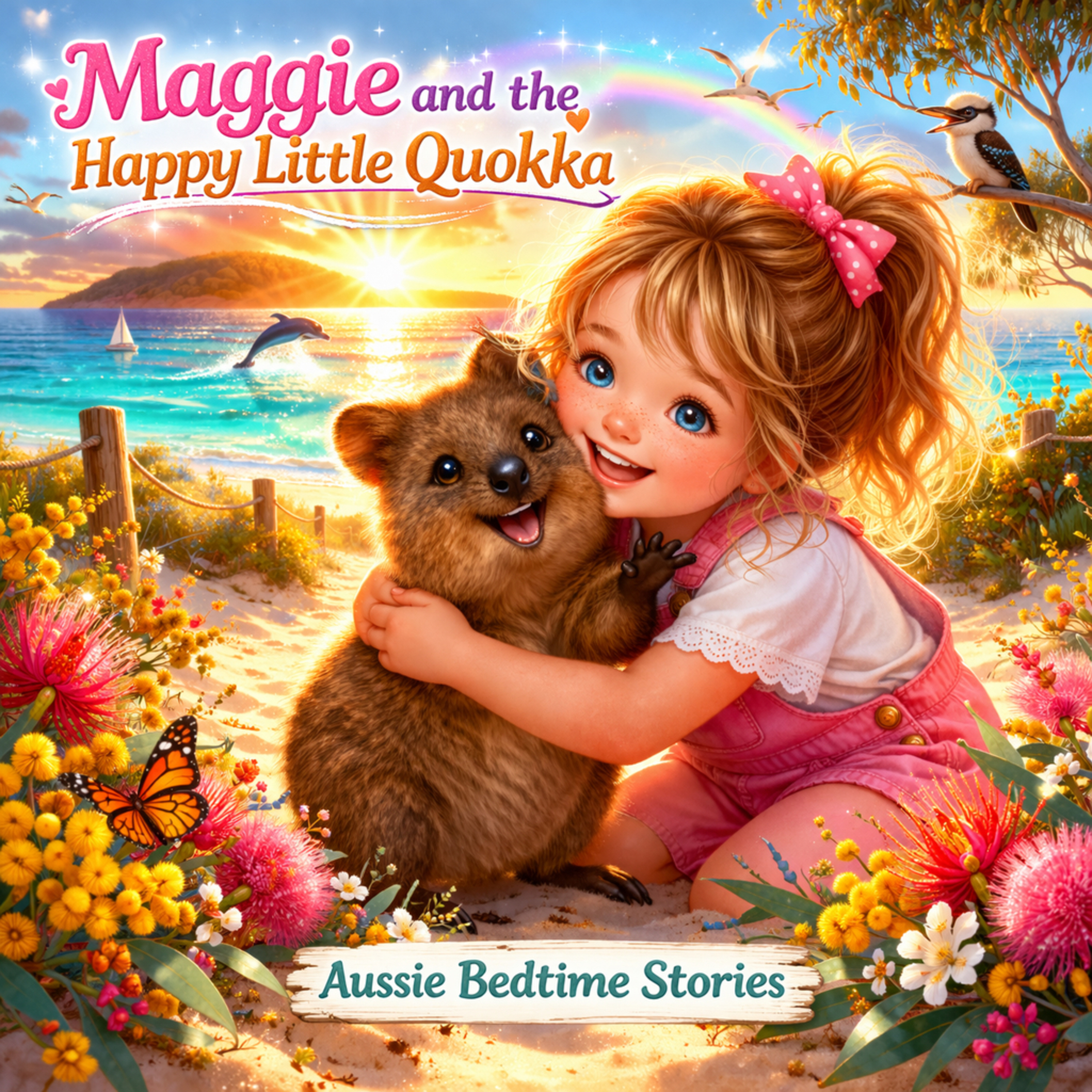 Maggie and the Happy Little Quokka Who Found Calm Smiles (Calming Aussie Animal Story)