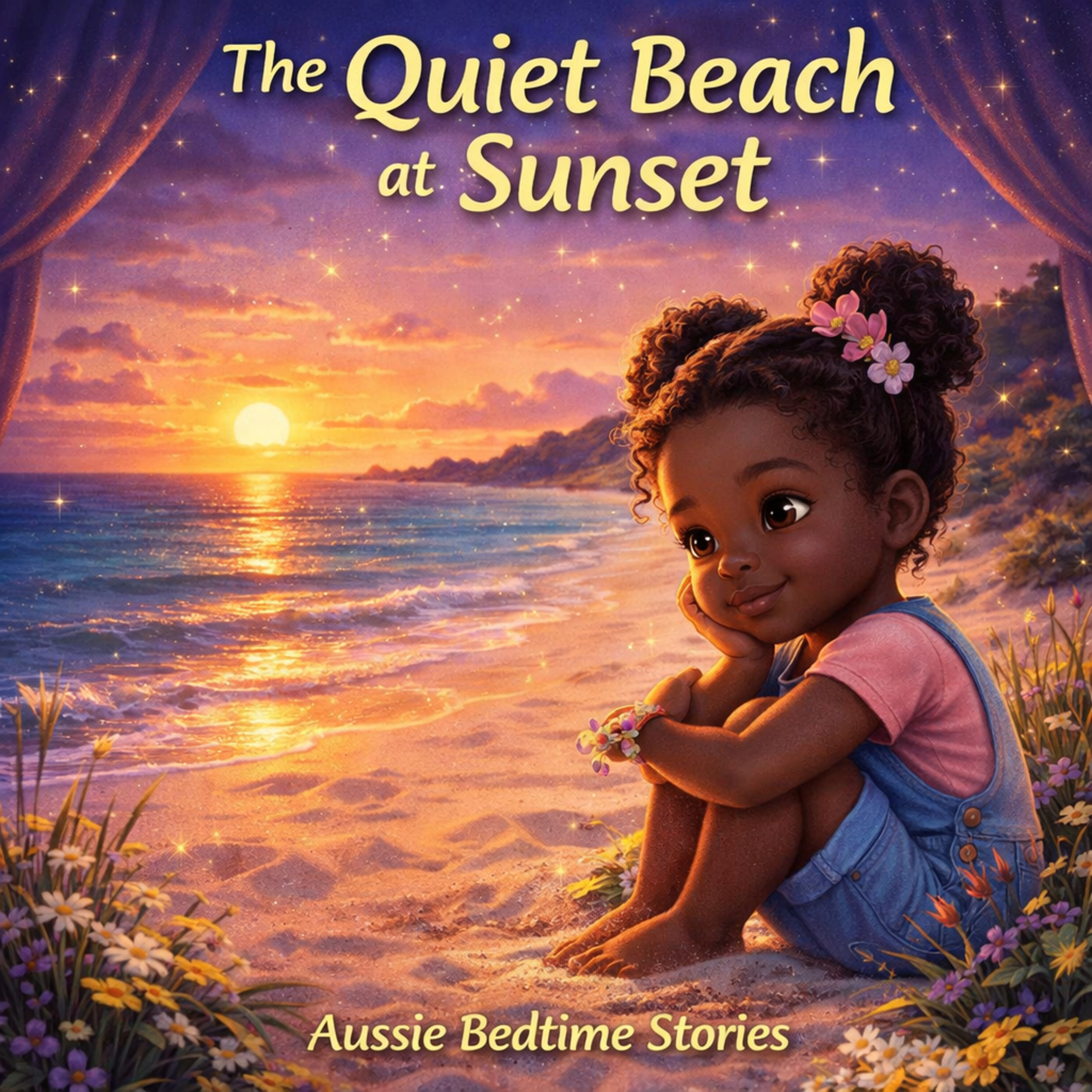 The Quiet Beach at Sunset (Aussie Animal Story)