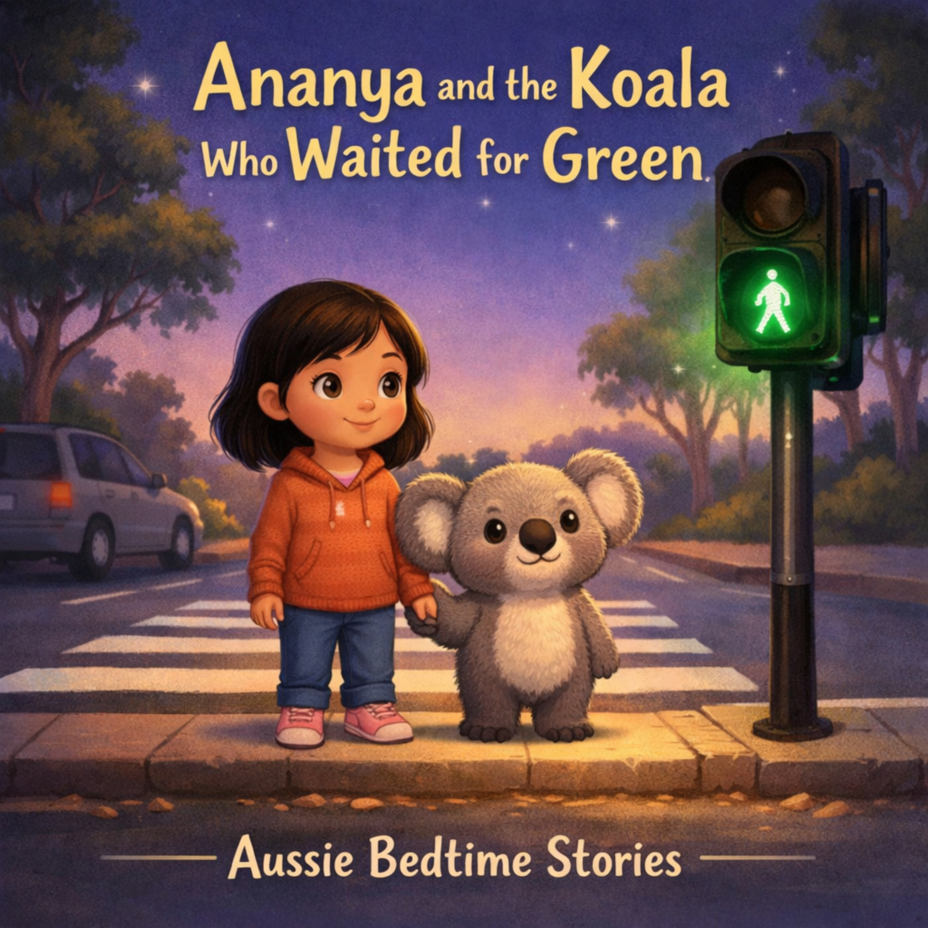 Ananya and the Koala Who Waited for Green (Calm Aussie Bedtime Story for Kids)