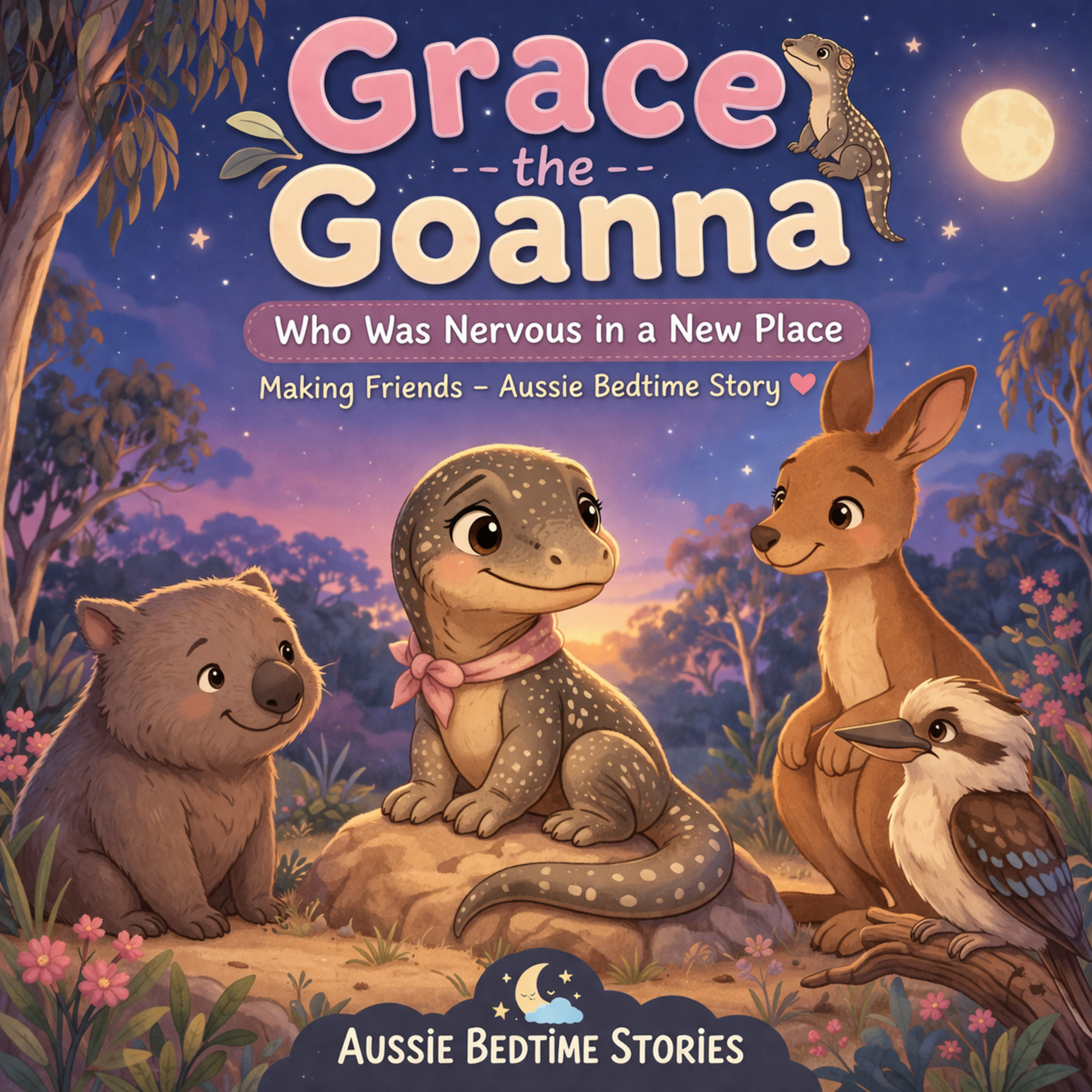 Grace The Goanna Who Was Nervous In A New Place (Making Friends - Aussie Bedtime Story)