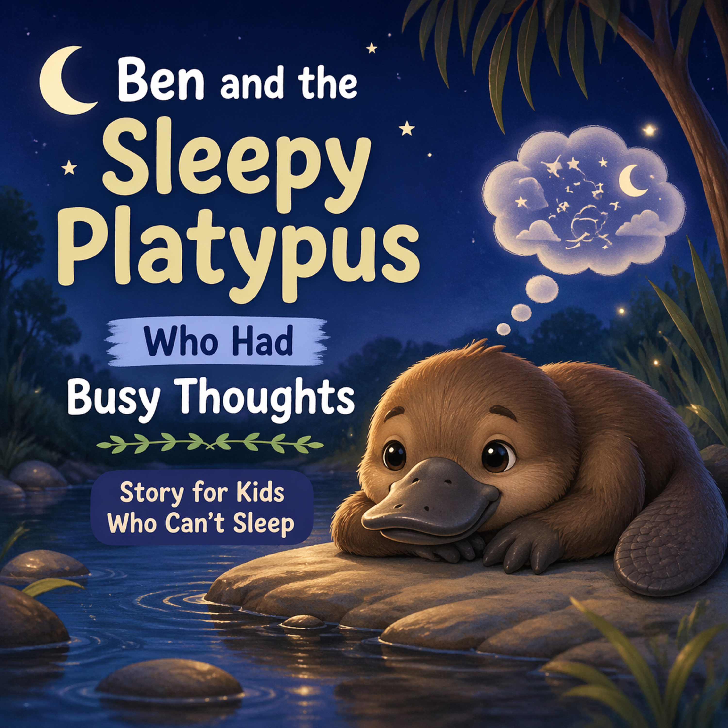 Ben and the Platypus Who Had Busy Thoughts 🌙 (Bedtime Story for Kids Who Can’t Sleep)