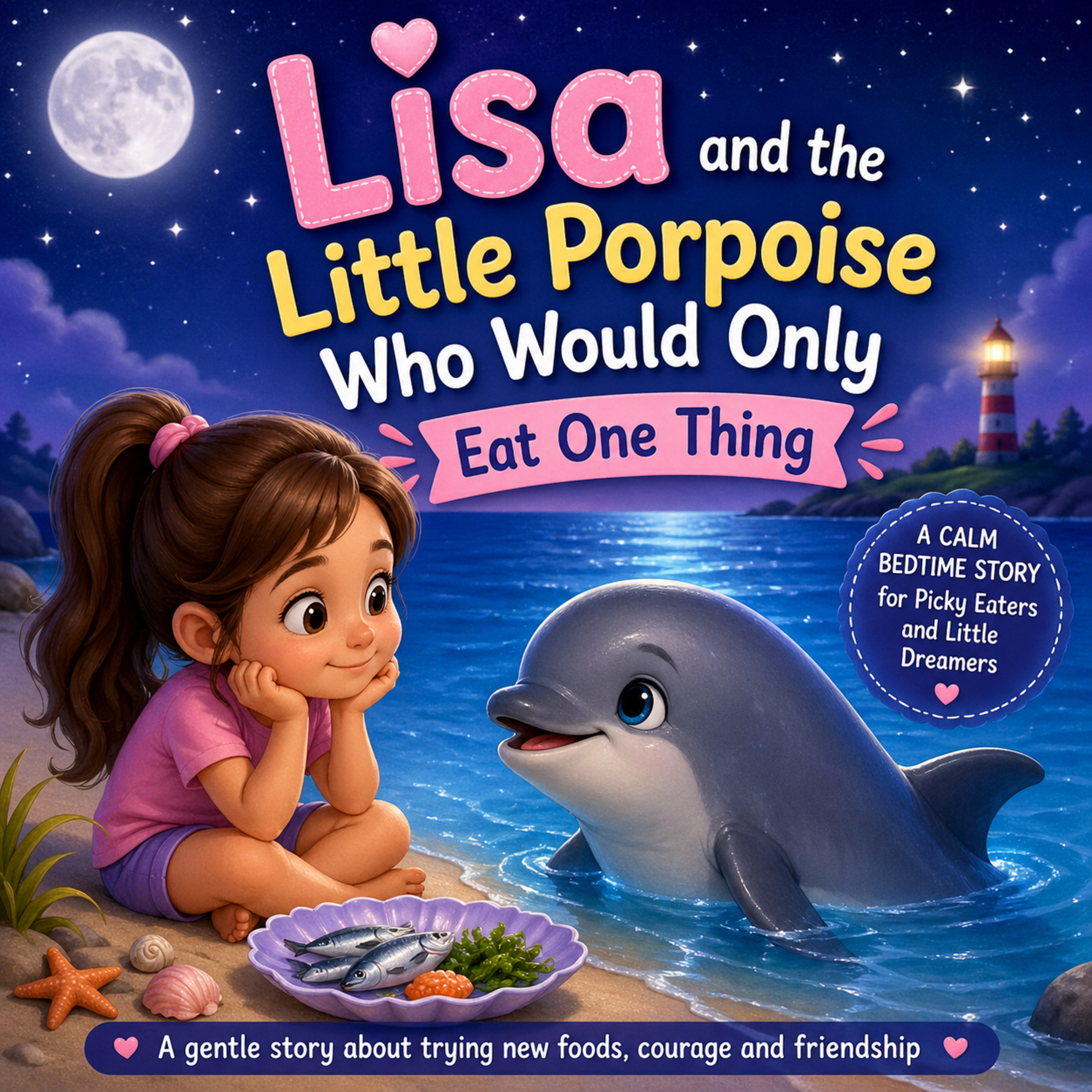 Lisa and the Little Porpoise Who Refused to Eat Anything New 🐬 (Bedtime Story for Kids)